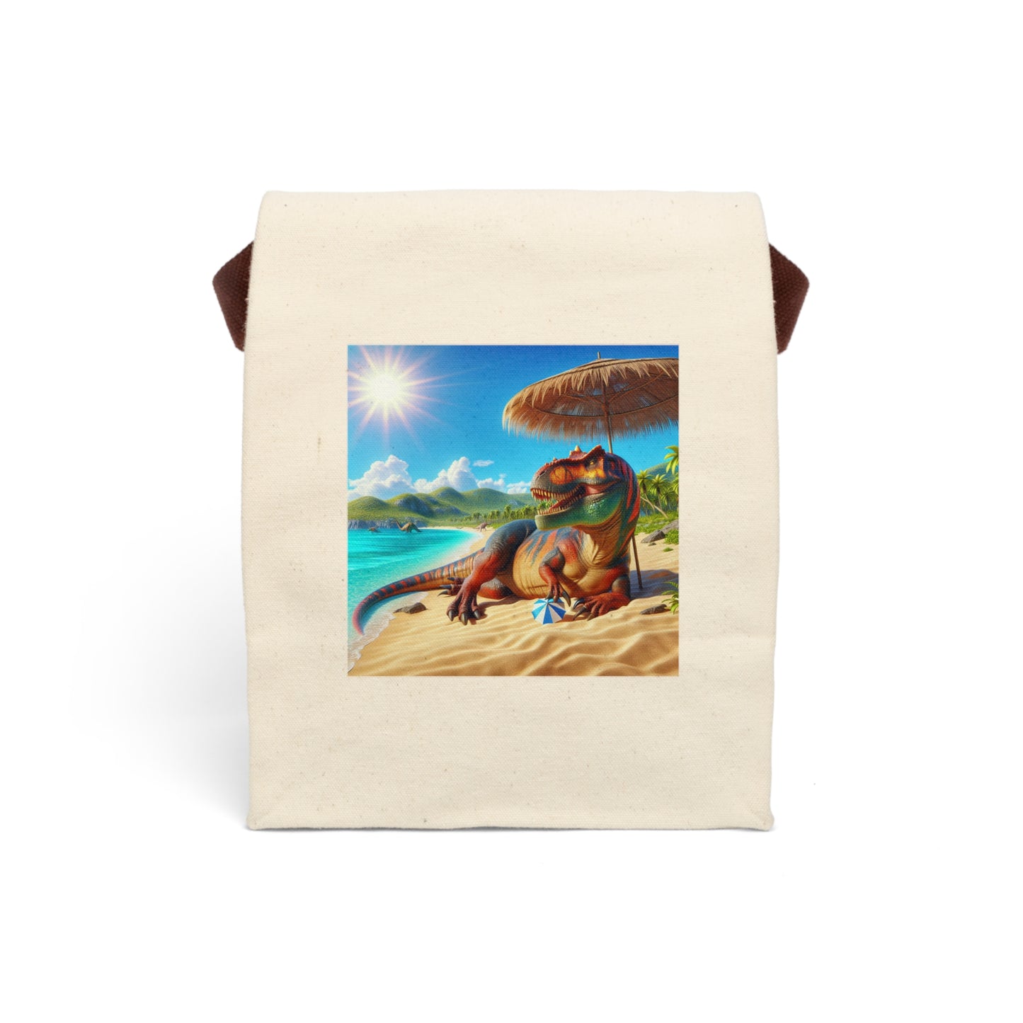 Canvas Lunch Bag With Strap