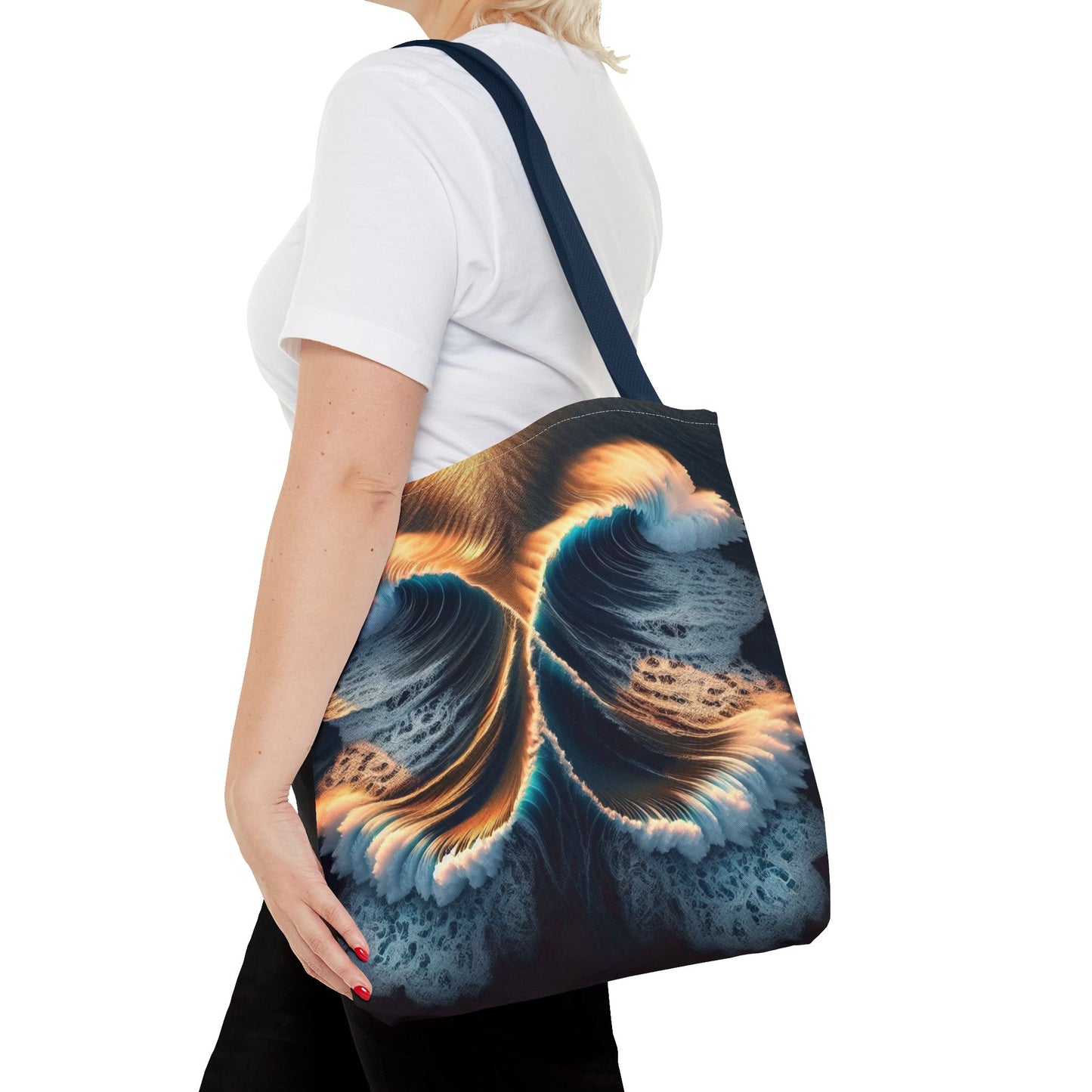 WAVES Tote Bag (AOP)