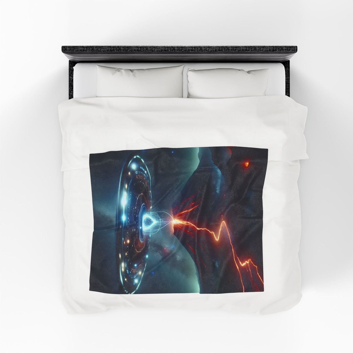 UFO Velveteen Plush Blanket