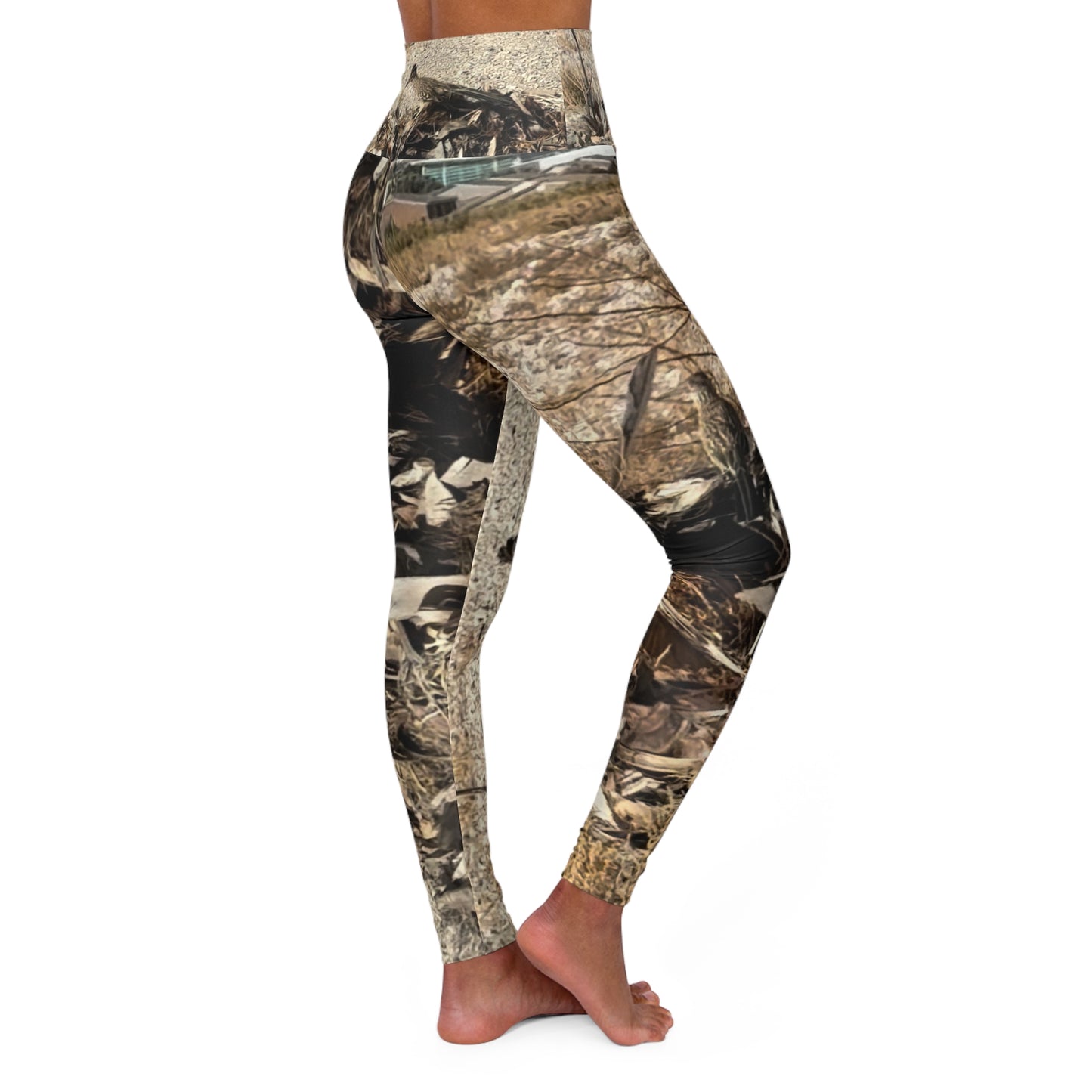 High Waisted Yoga Leggings (AOP)