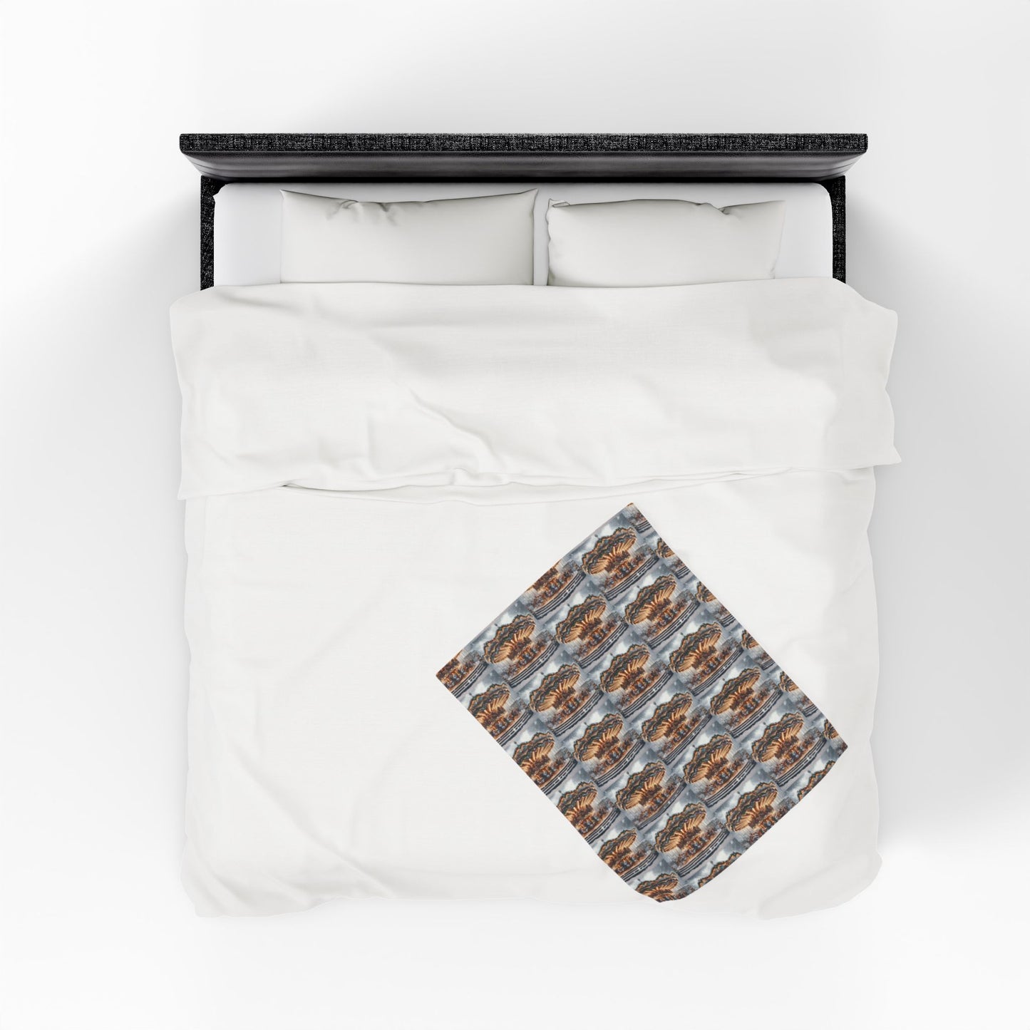 CAROUSEL Velveteen Plush Blanket