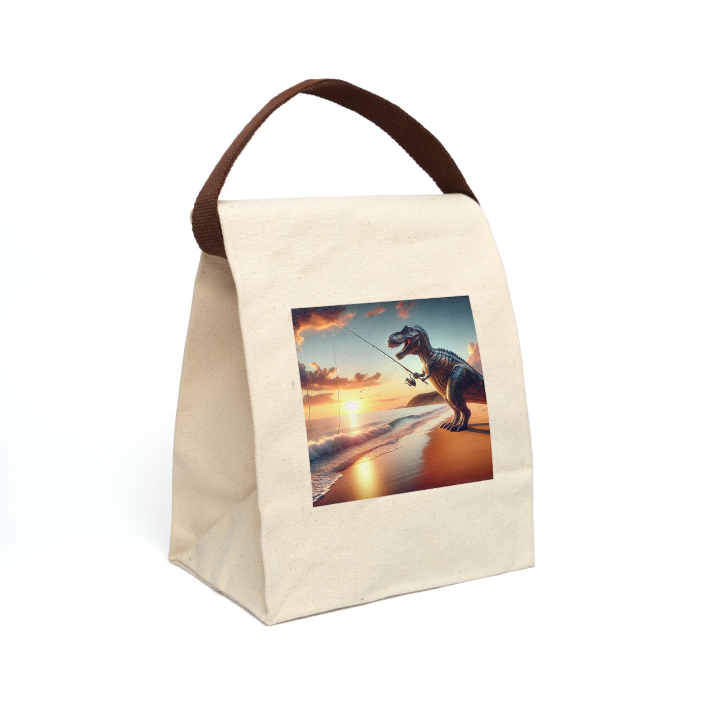 Canvas Lunch Bag With Strap