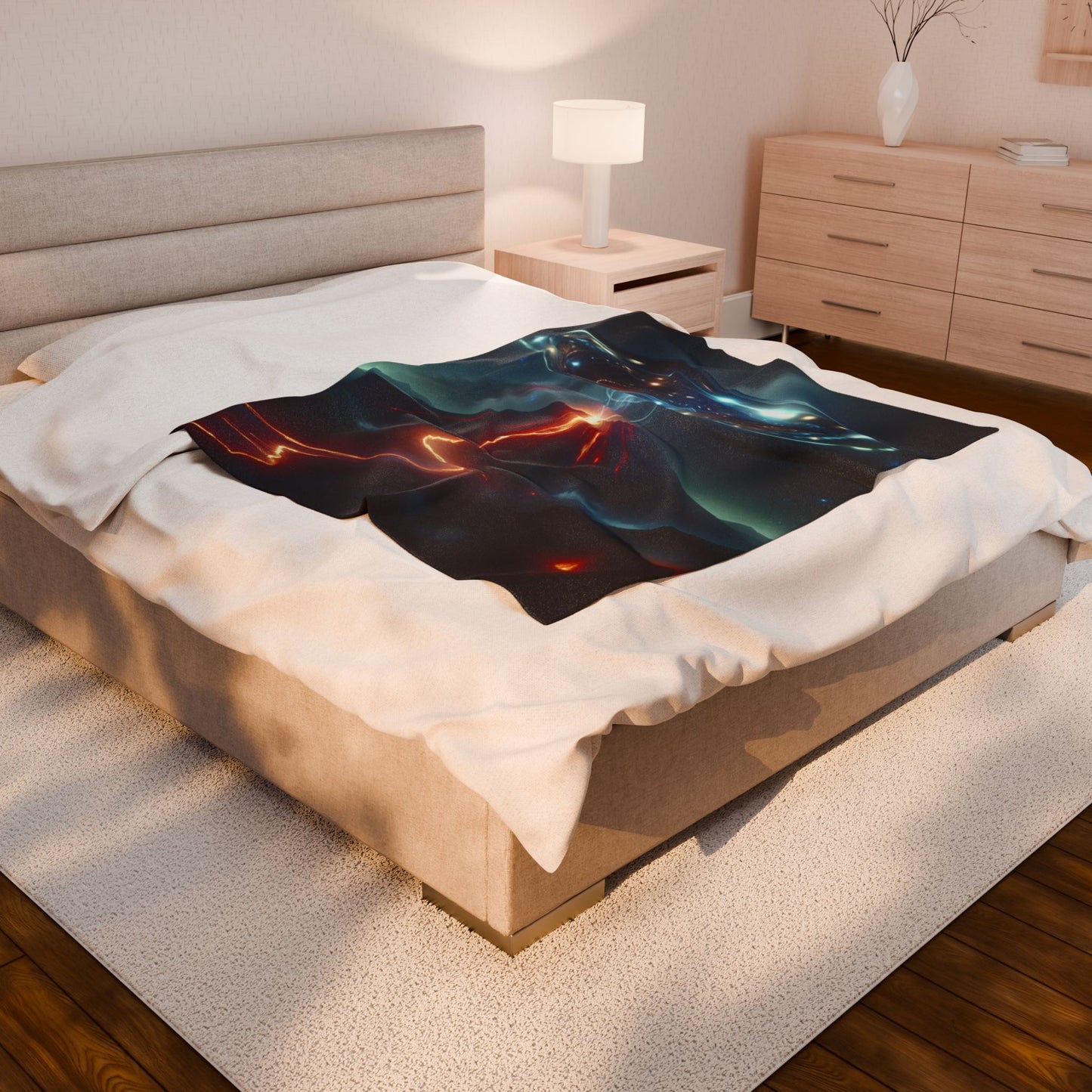 UFO Velveteen Plush Blanket