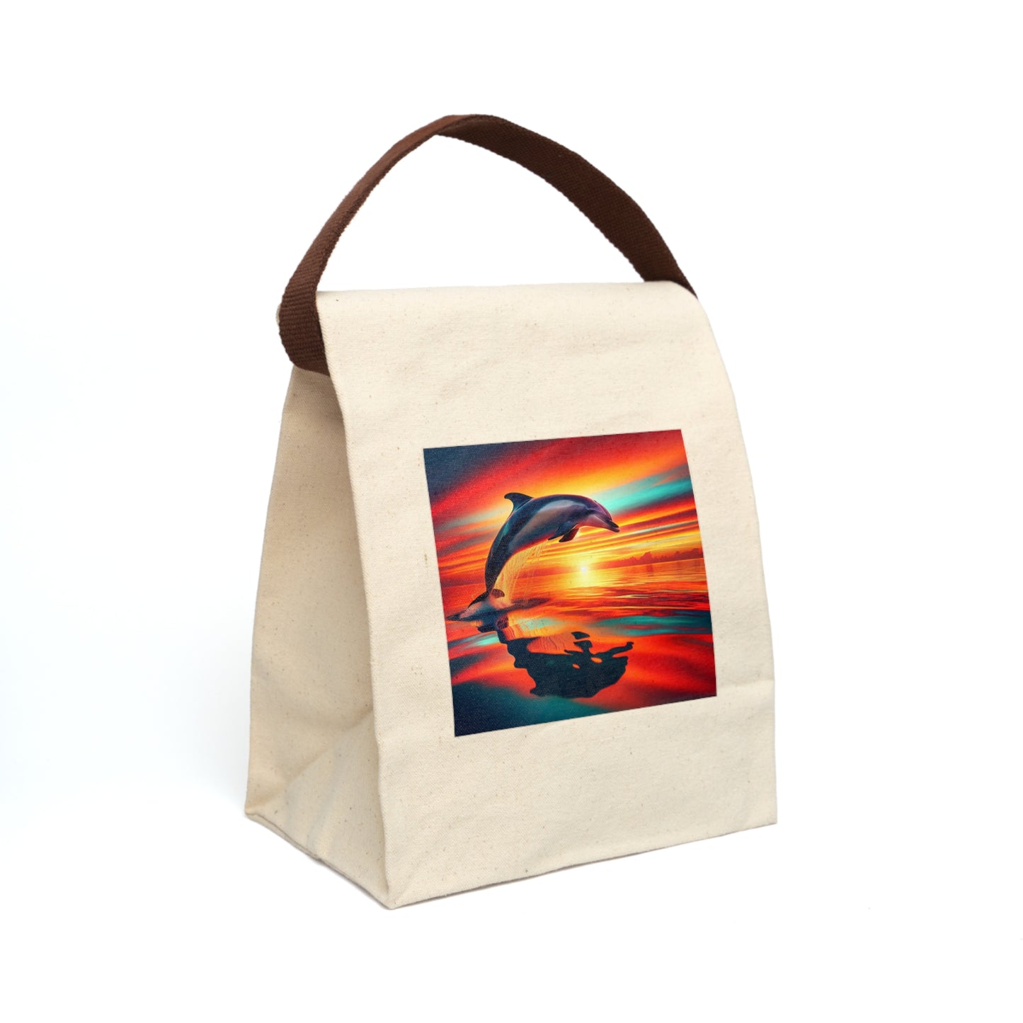 Canvas Lunch Bag With Strap