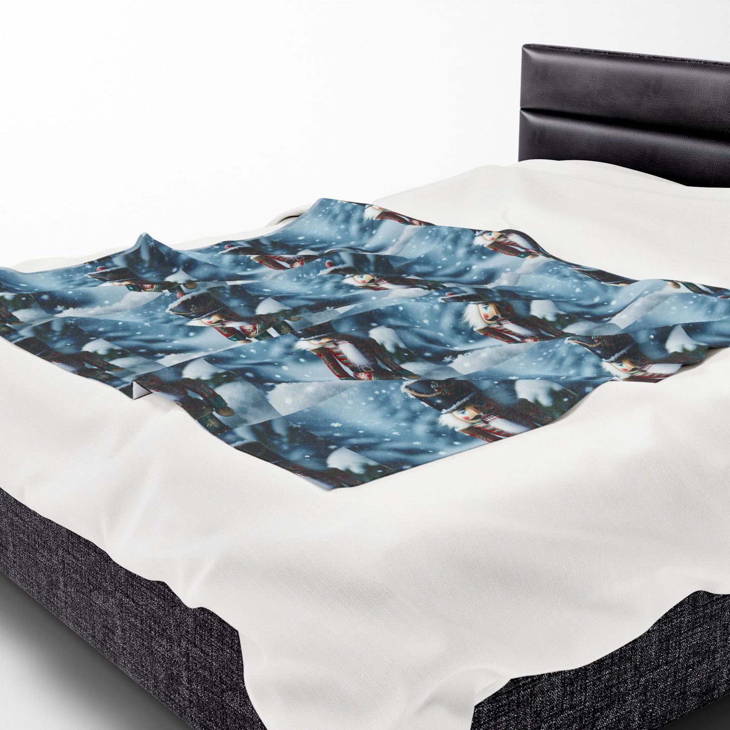 NUTCRACKER Velveteen Plush Blanket