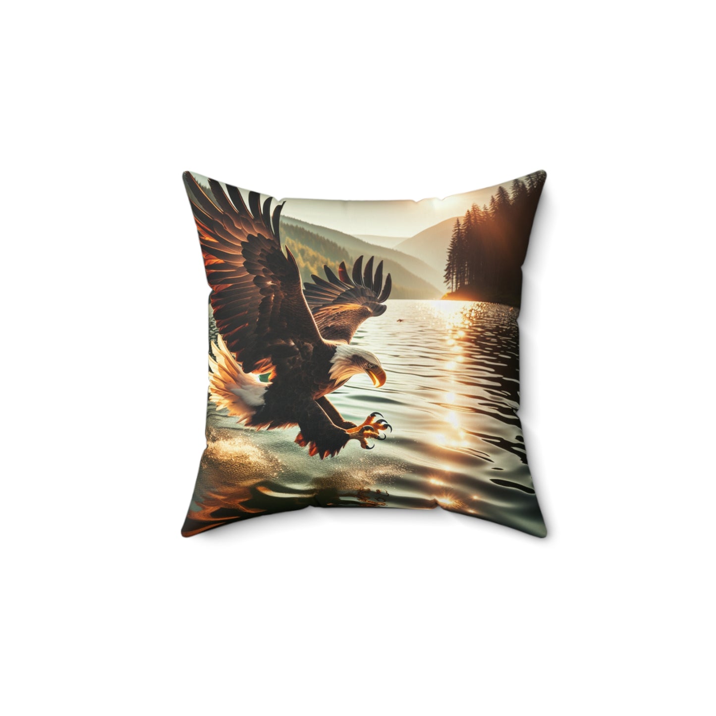 Spun Polyester Square Pillow