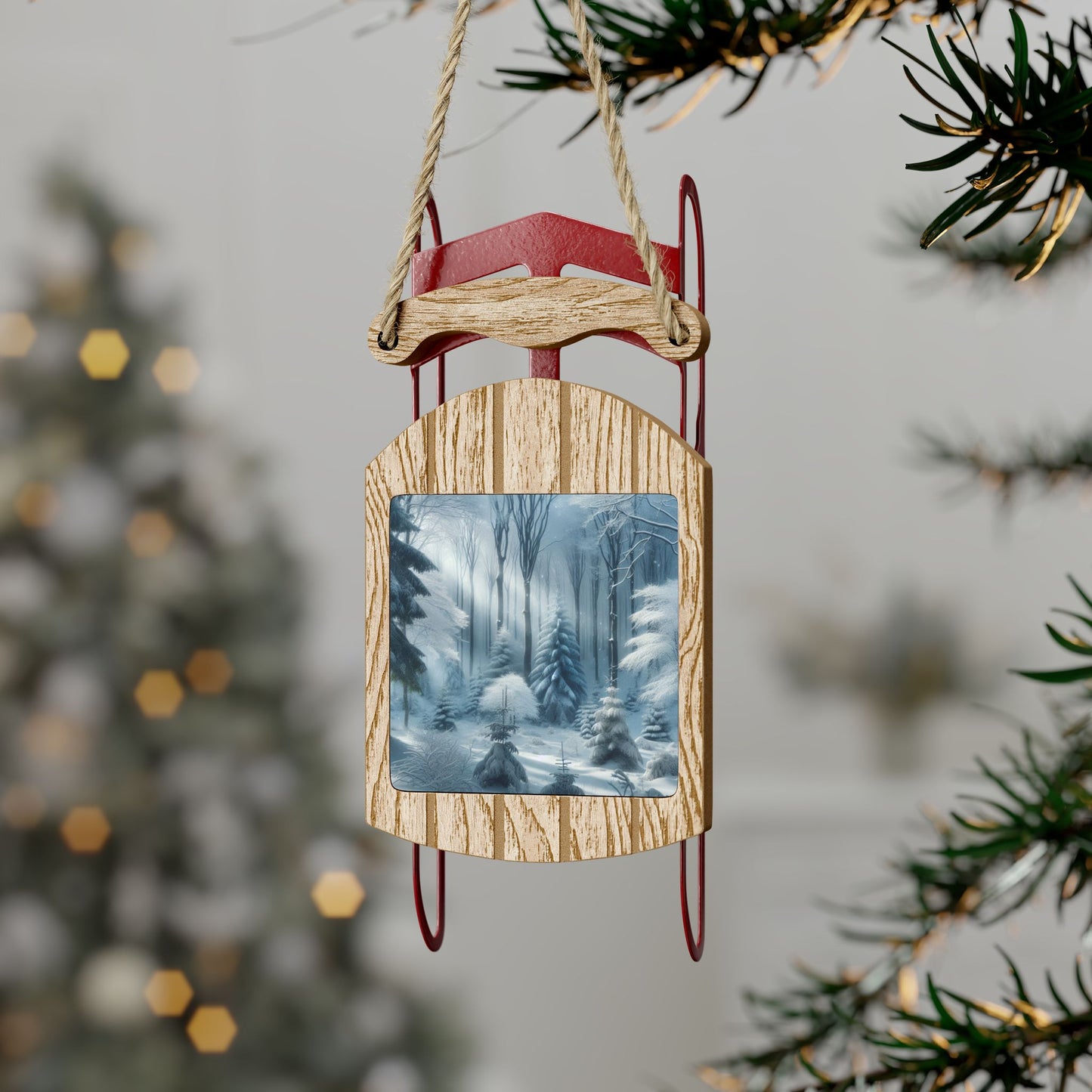 Sled Ornaments
