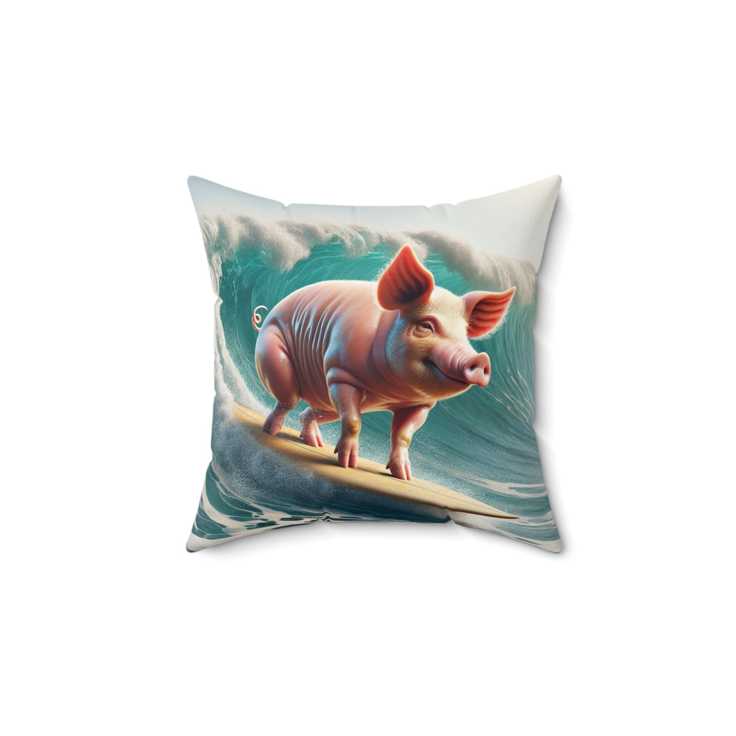 Spun Polyester Square Pillow