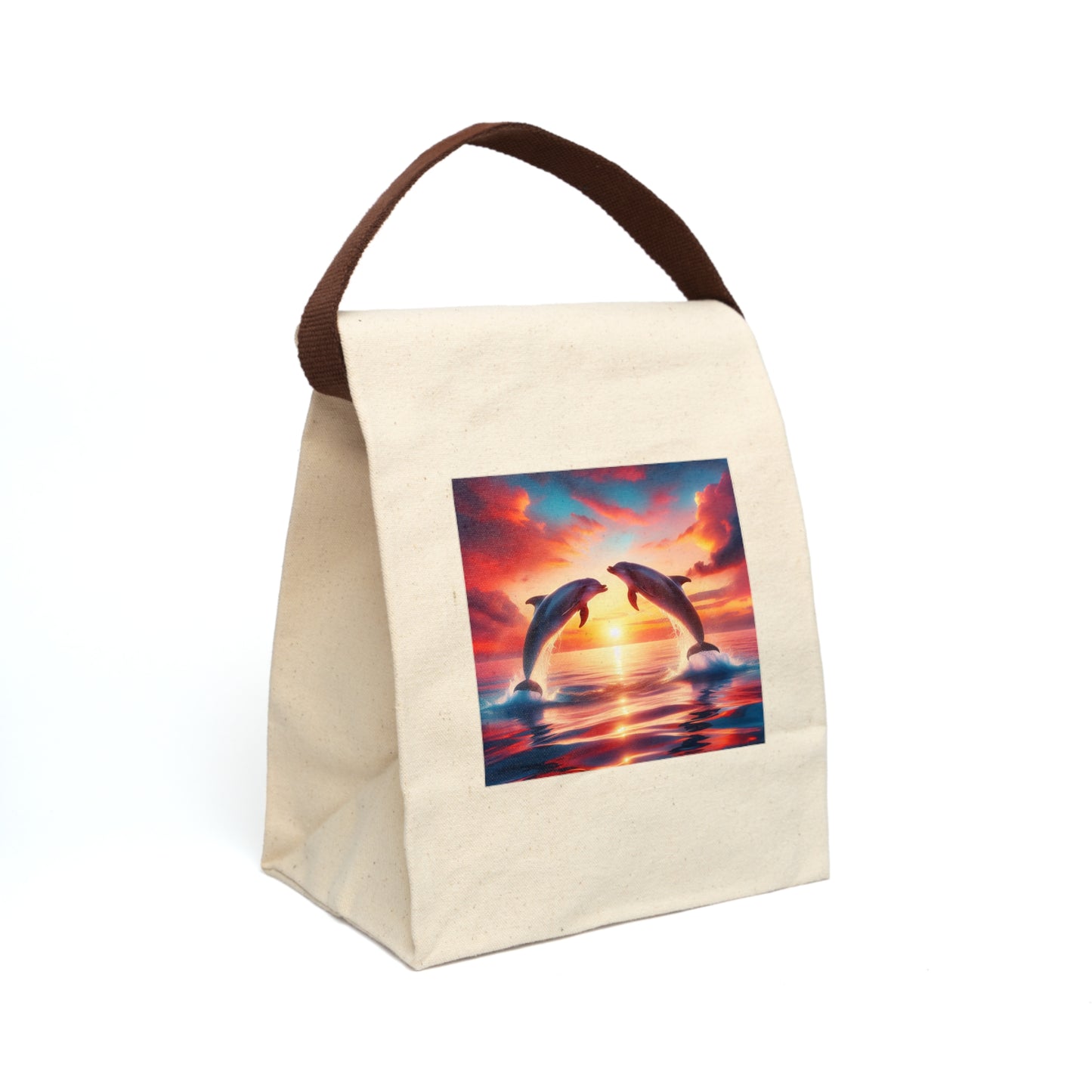 Canvas Lunch Bag With Strap