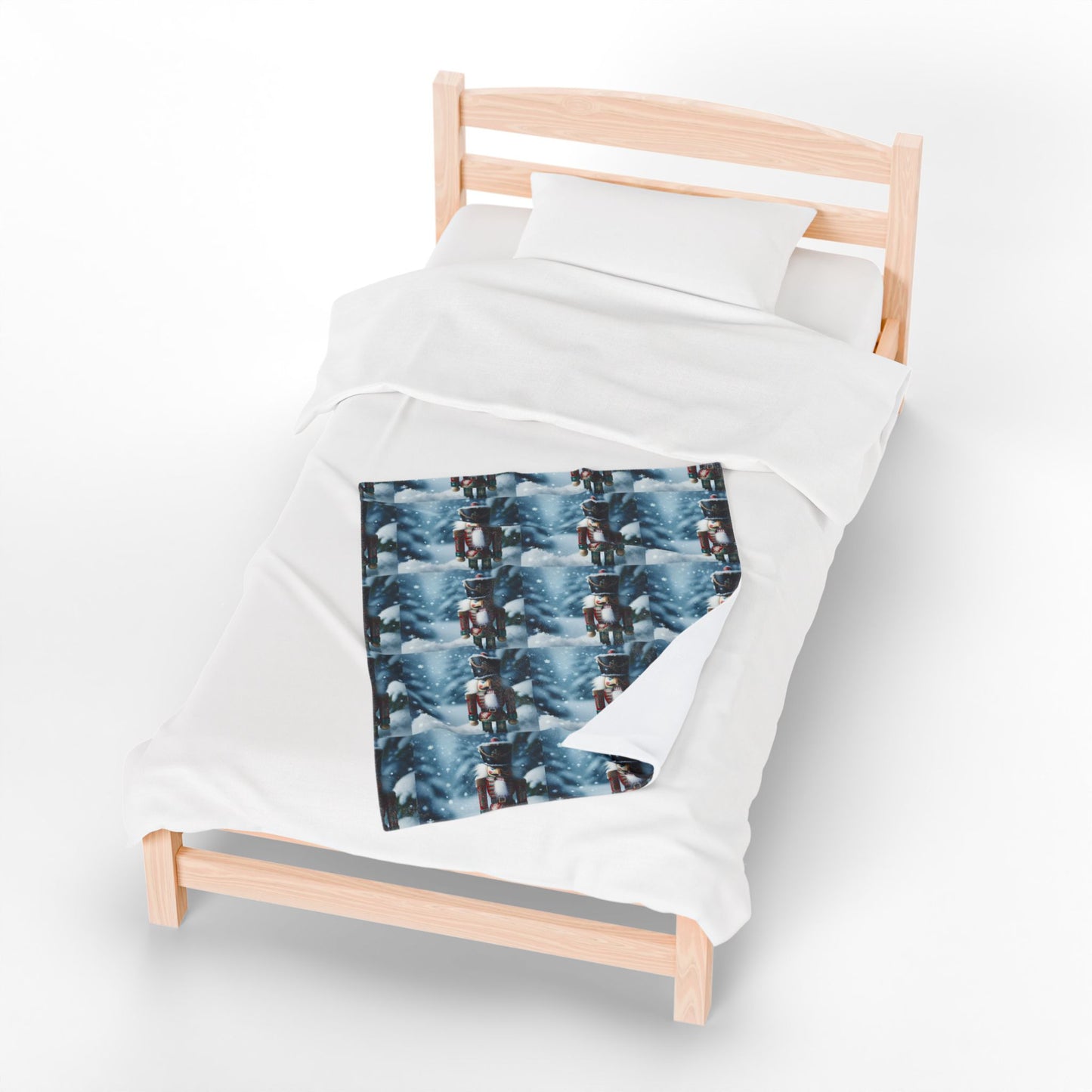 NUTCRACKER Velveteen Plush Blanket