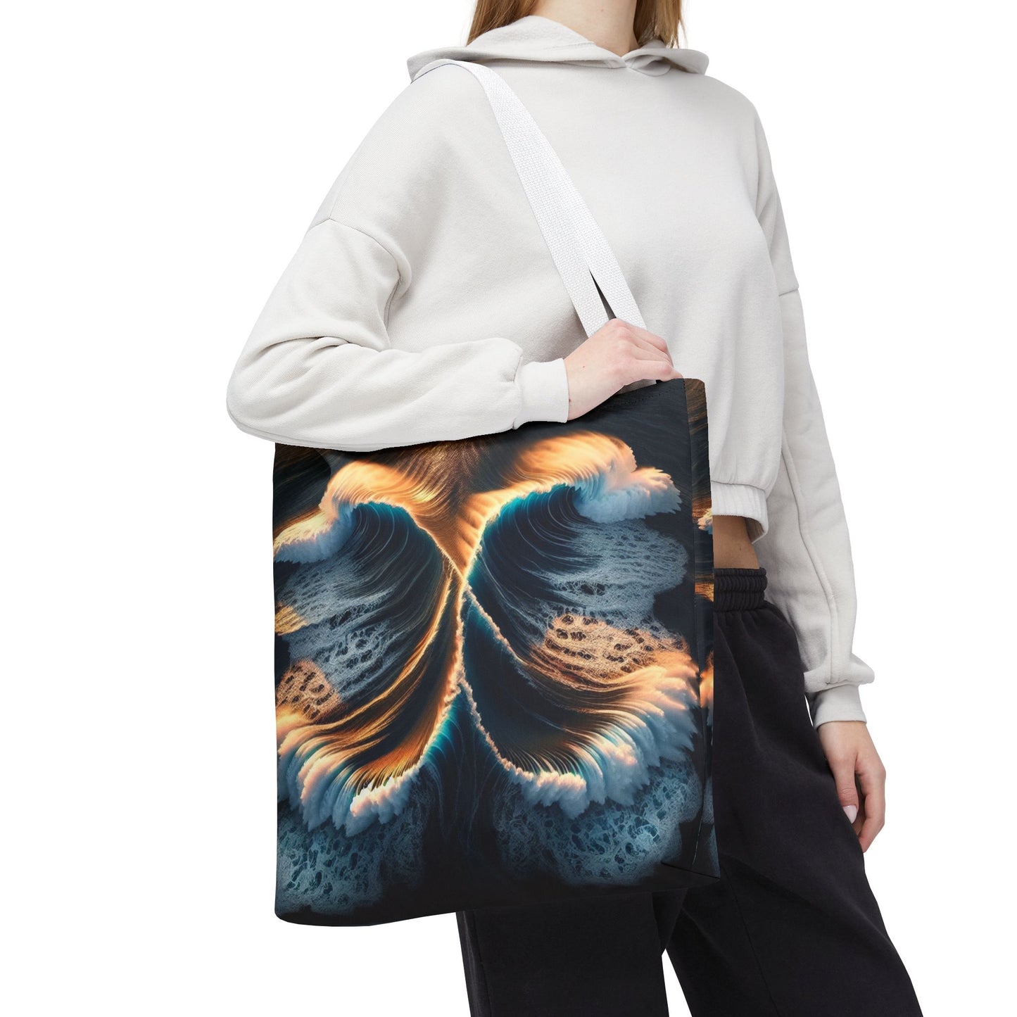 WAVES Tote Bag (AOP)