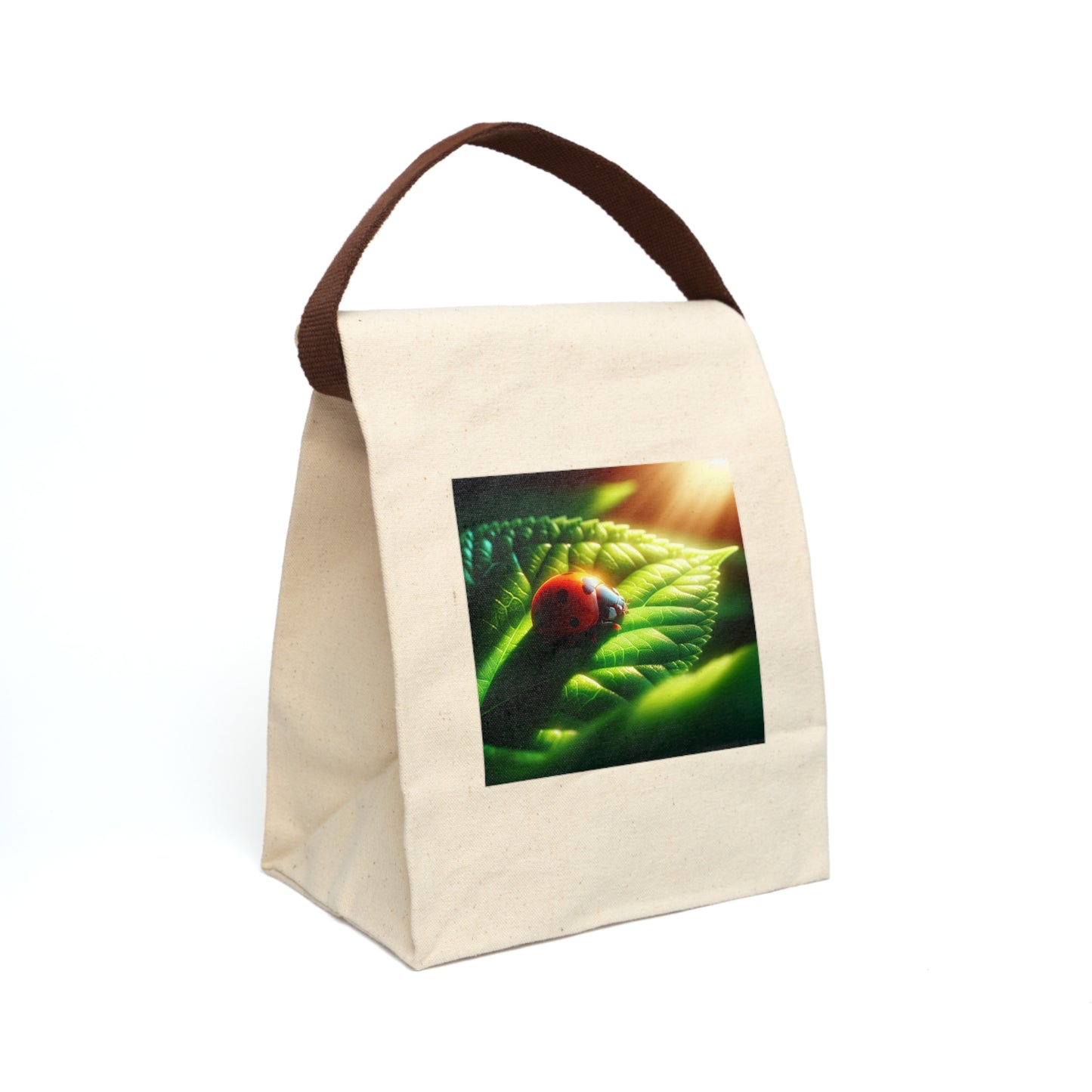 Canvas Lunch Bag With Strap