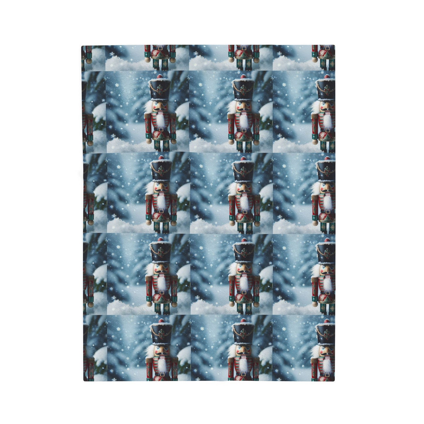 NUTCRACKER Velveteen Plush Blanket