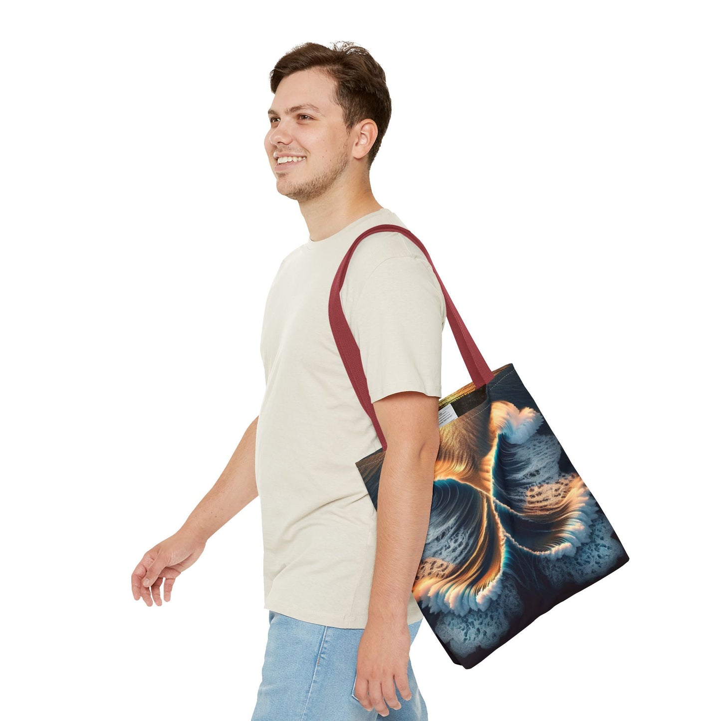 WAVES Tote Bag (AOP)