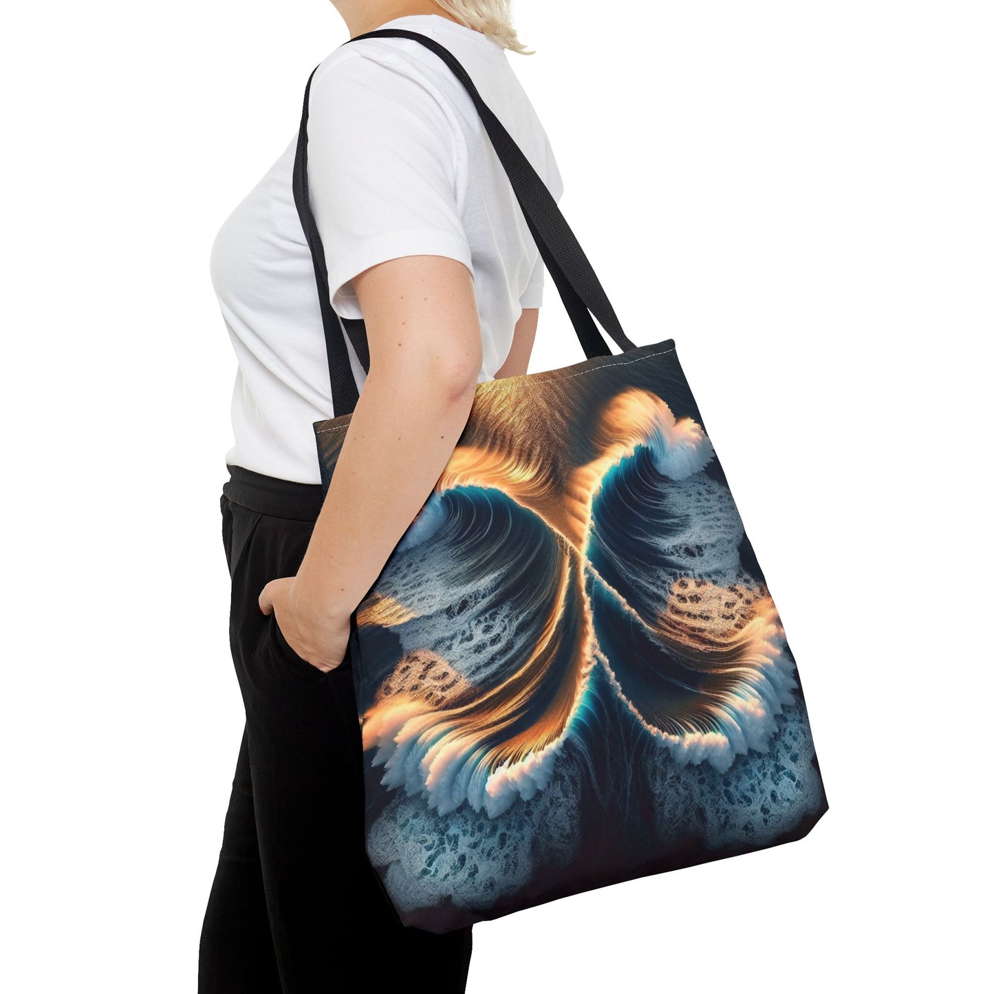 WAVES Tote Bag (AOP)