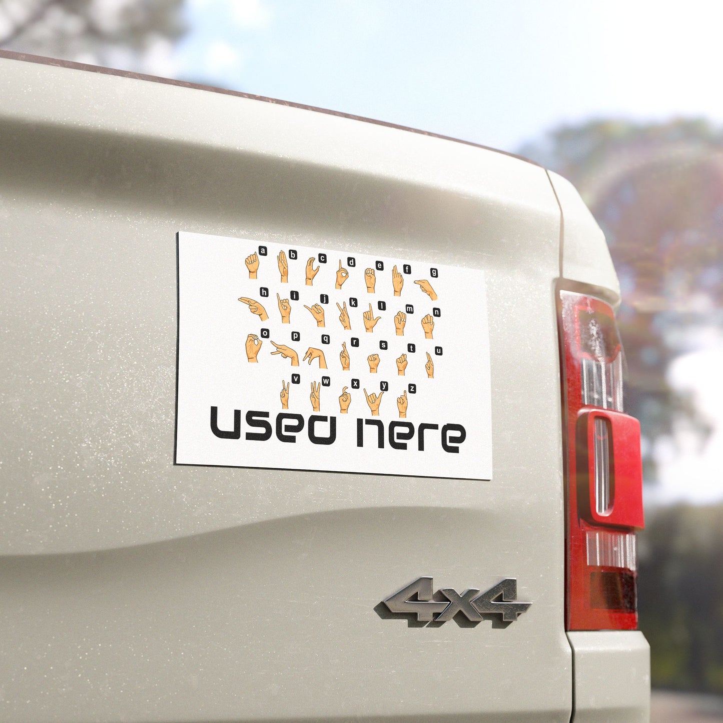 SIGN LANGUAGE Car Magnets