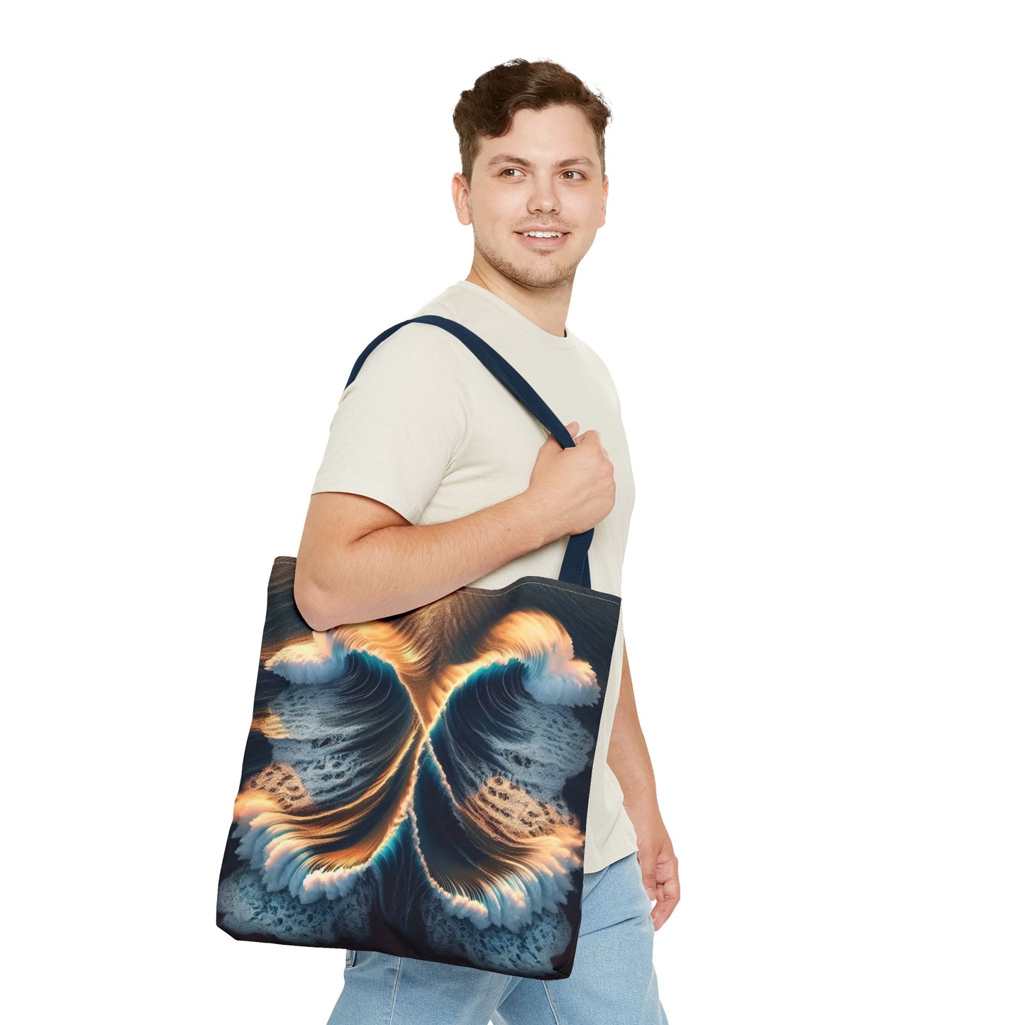 WAVES Tote Bag (AOP)