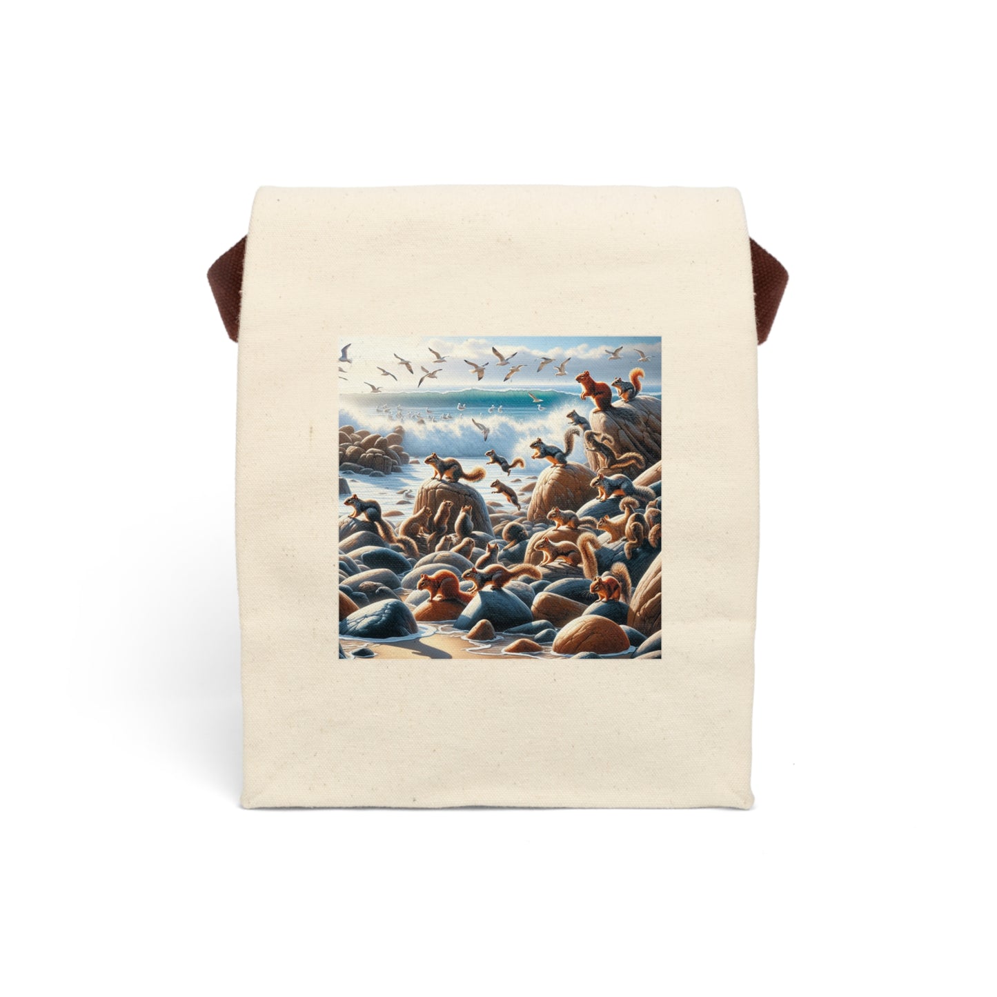 Canvas Lunch Bag With Strap