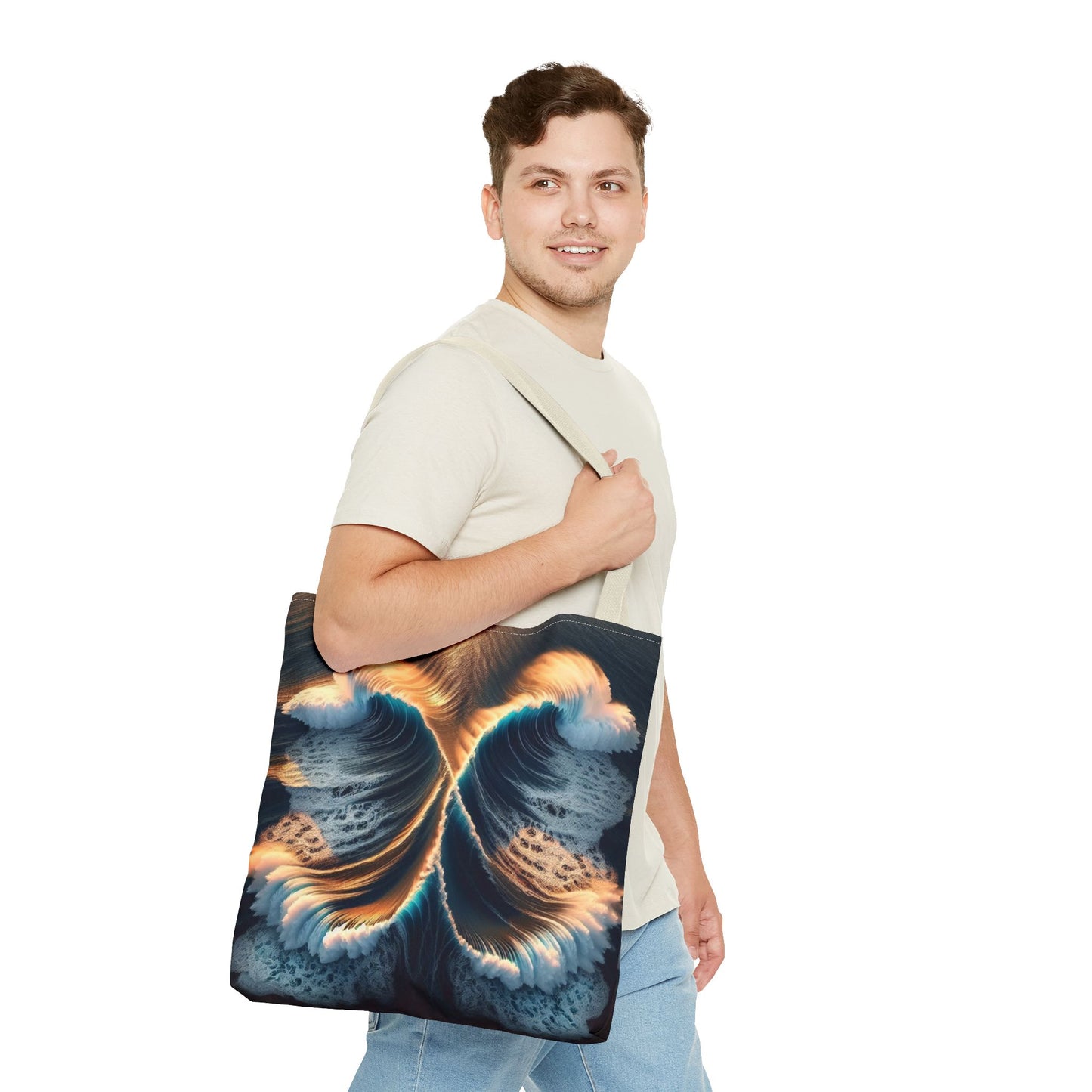 WAVES Tote Bag (AOP)