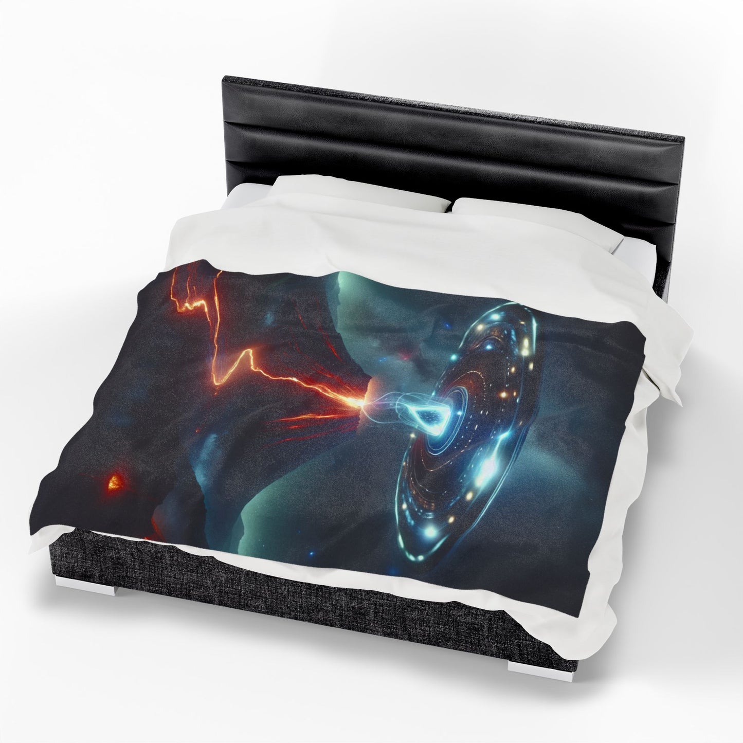 UFO Velveteen Plush Blanket