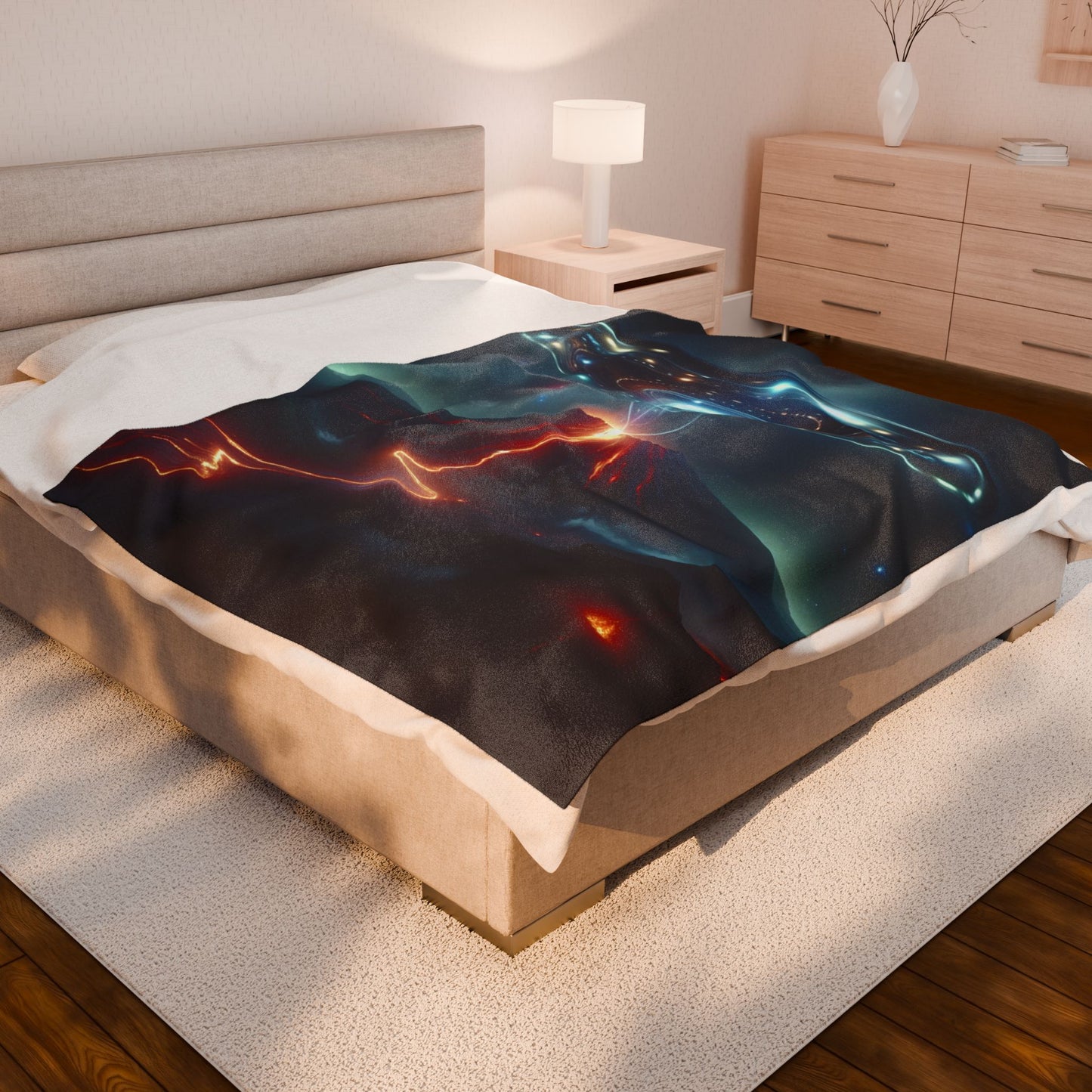 UFO Velveteen Plush Blanket