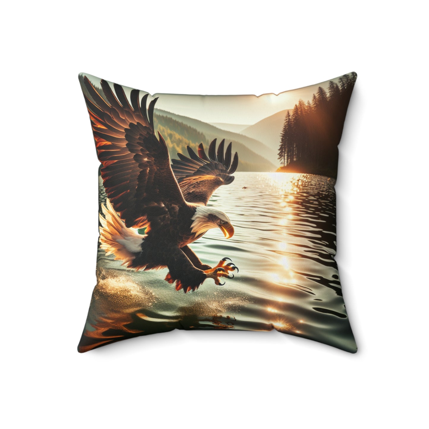 Spun Polyester Square Pillow