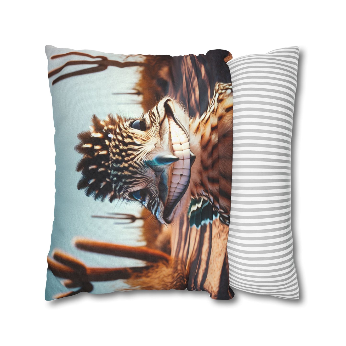 Spun Polyester Square Pillowcase