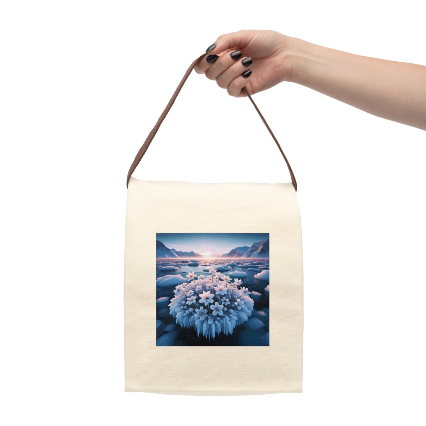 Canvas Lunch Bag With Strap