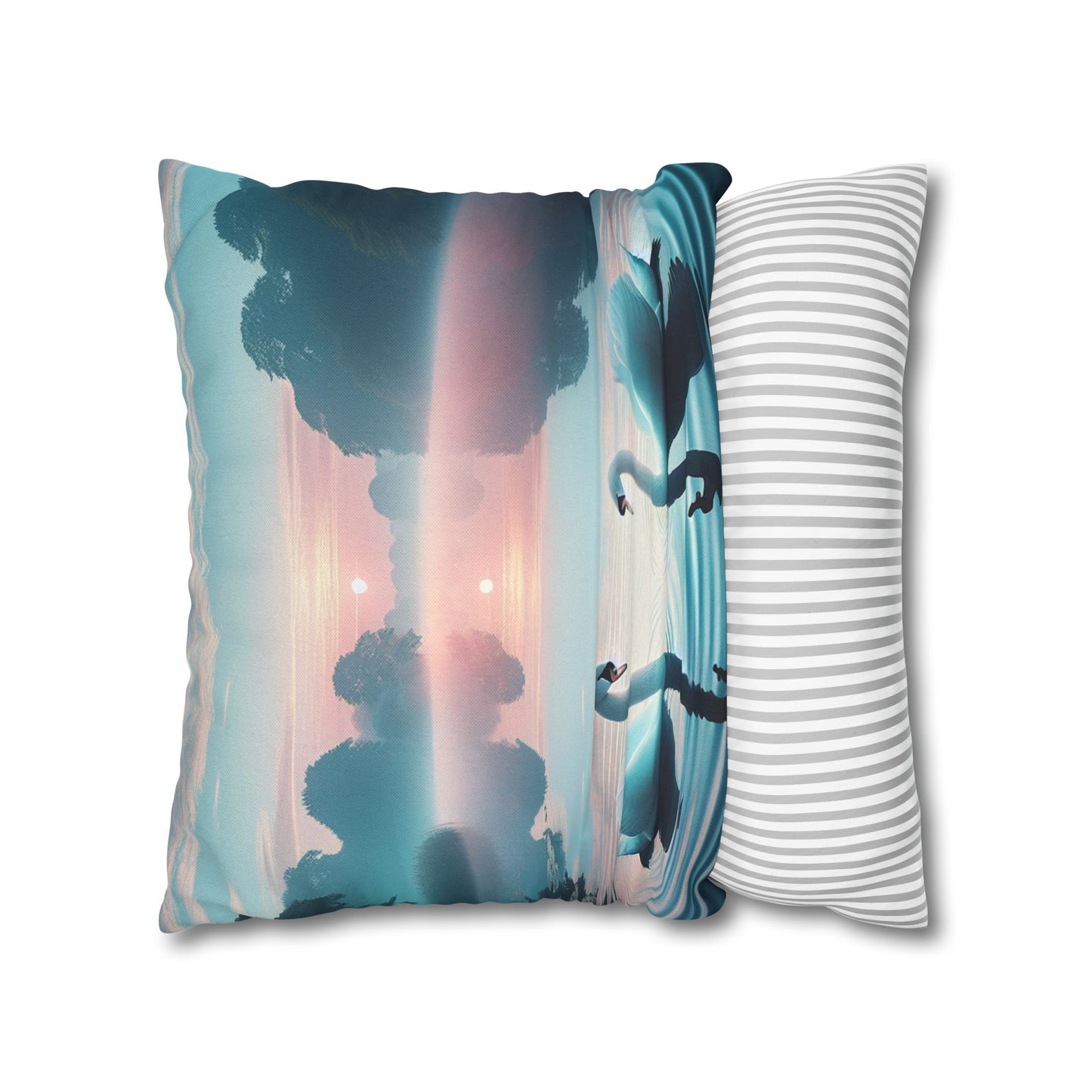 Spun Polyester Square Pillowcase