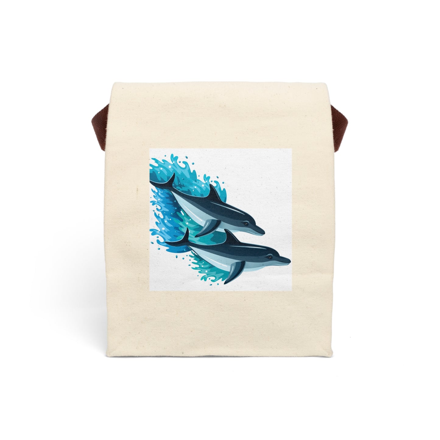 Canvas Lunch Bag With Strap