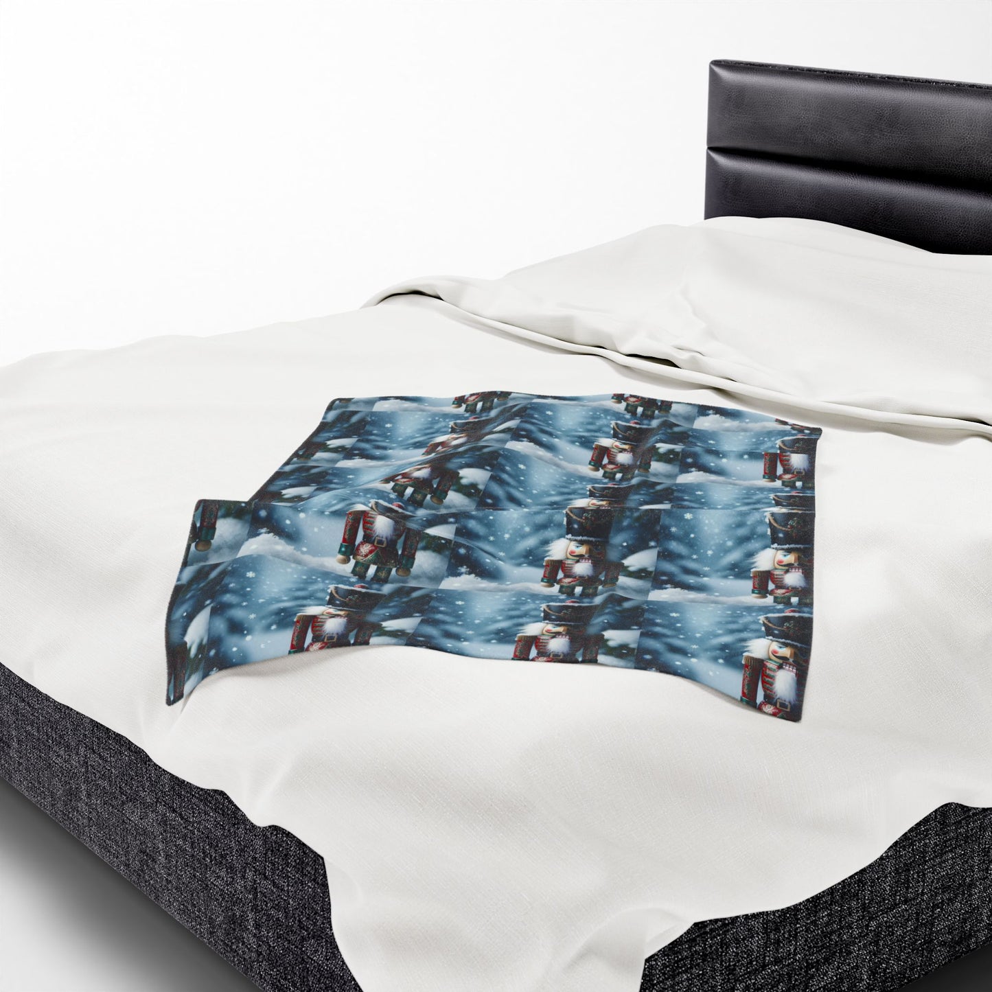 NUTCRACKER Velveteen Plush Blanket