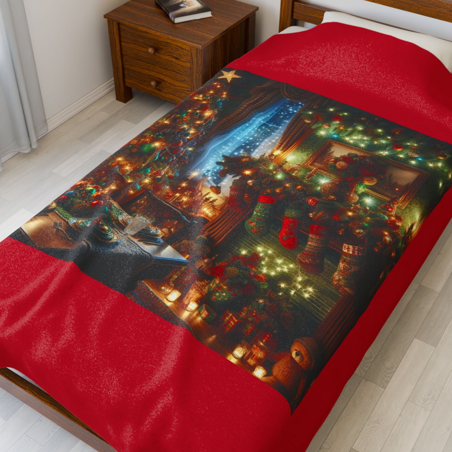 CHRISTMAS Velveteen Plush Blanket