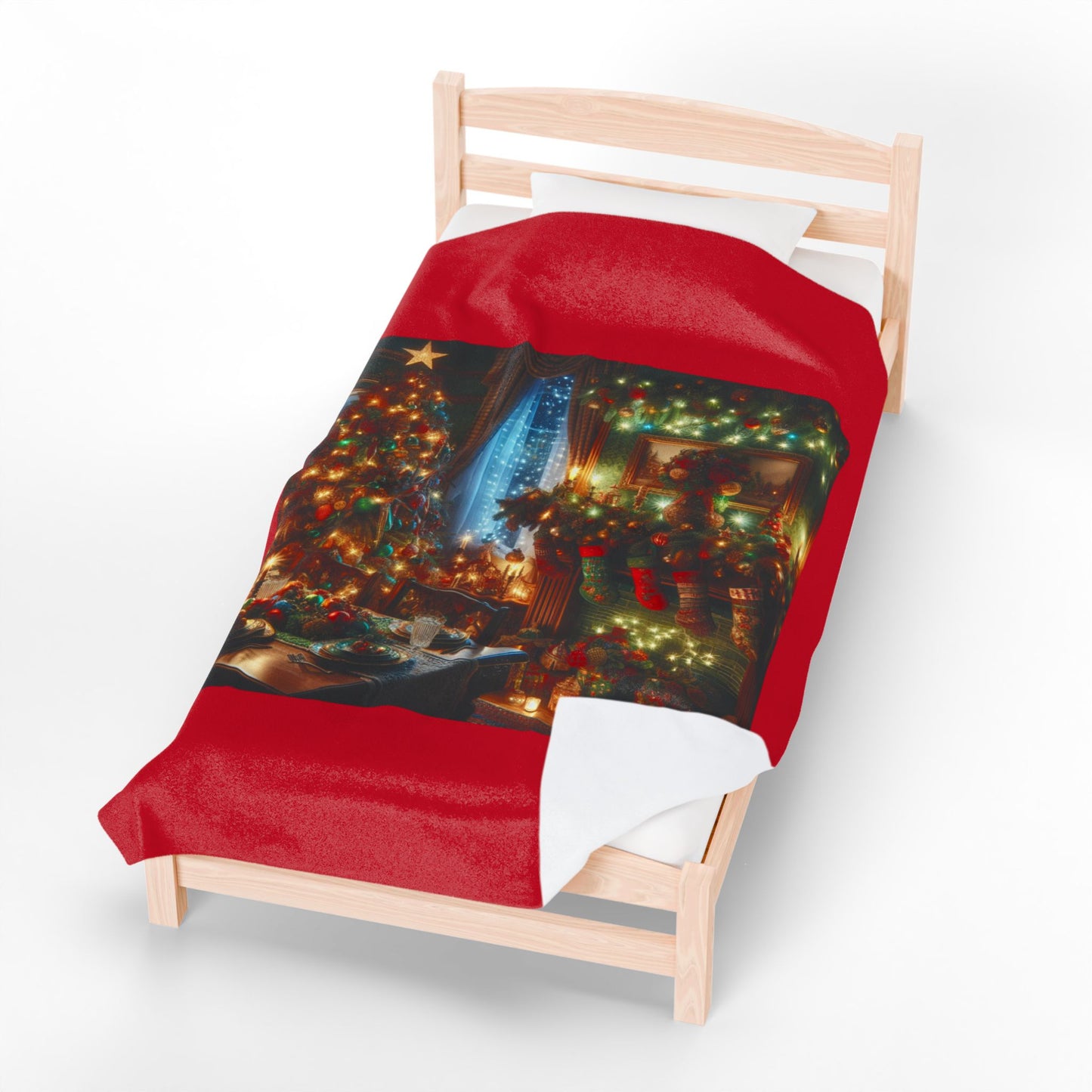 CHRISTMAS Velveteen Plush Blanket