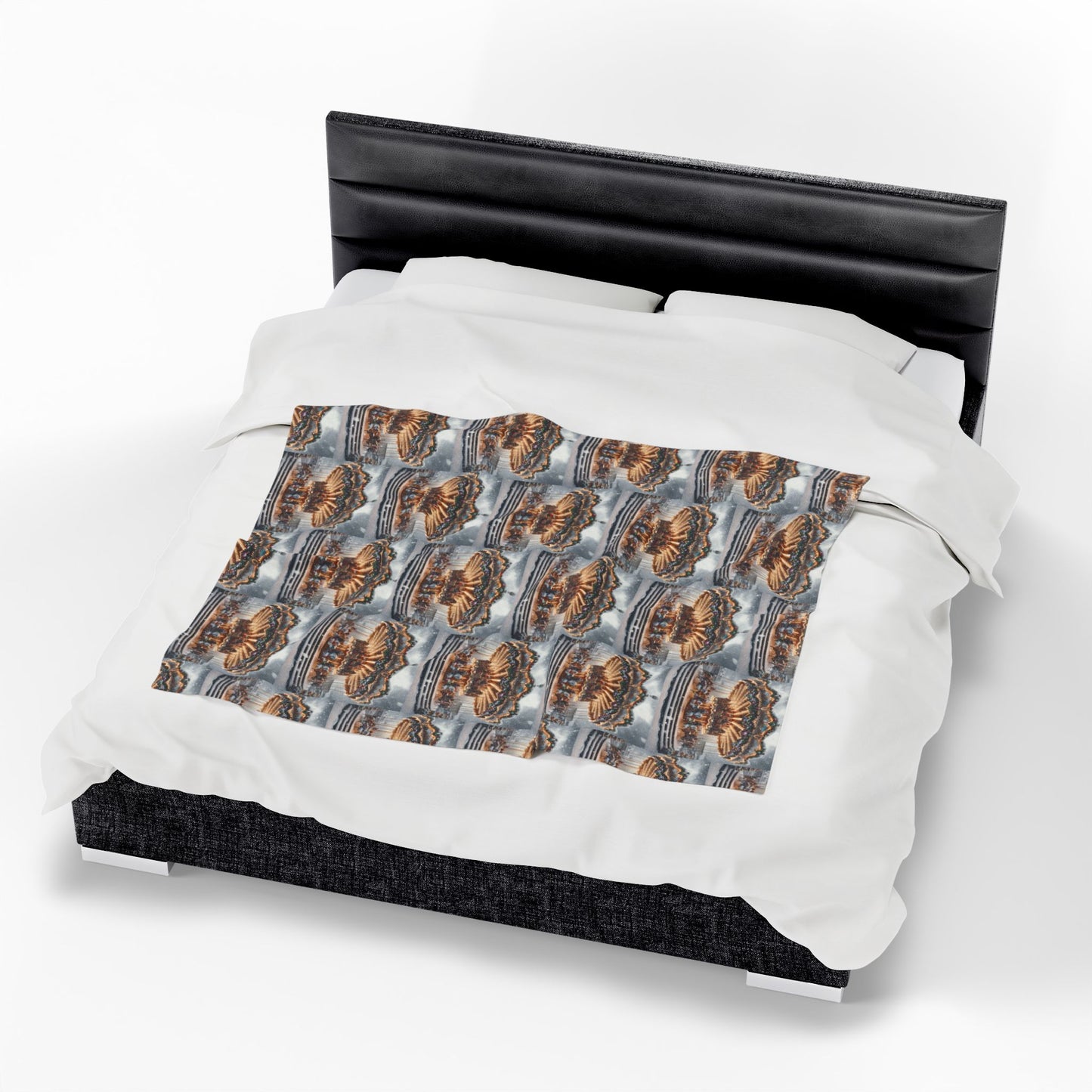 CAROUSEL Velveteen Plush Blanket
