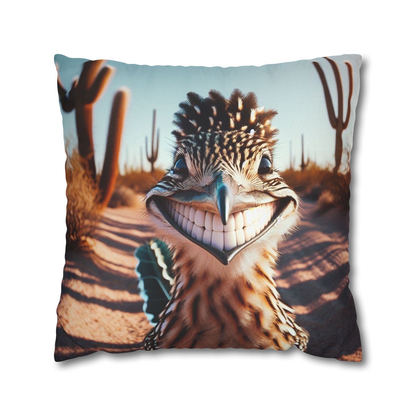 Spun Polyester Square Pillowcase