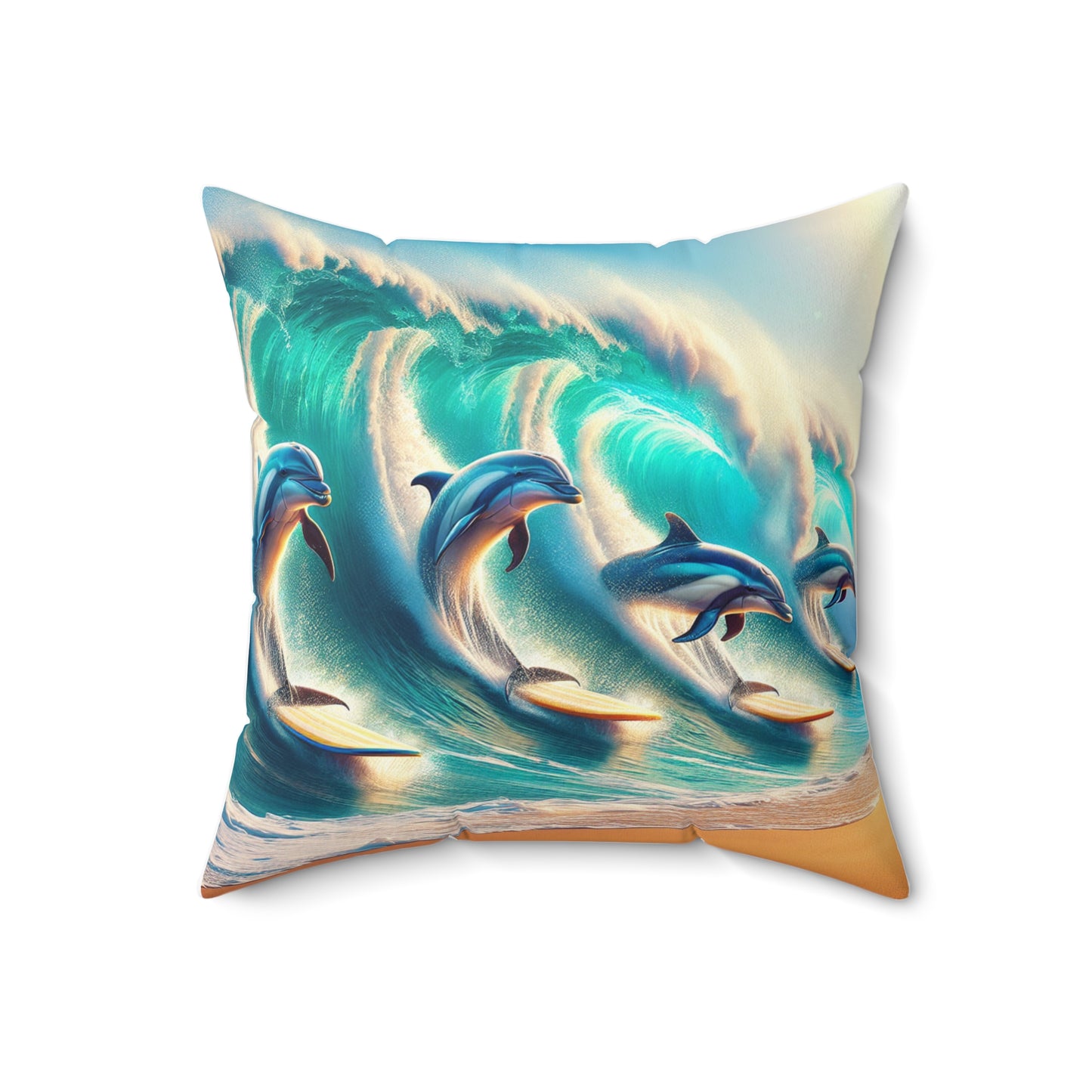 Spun Polyester Square Pillow