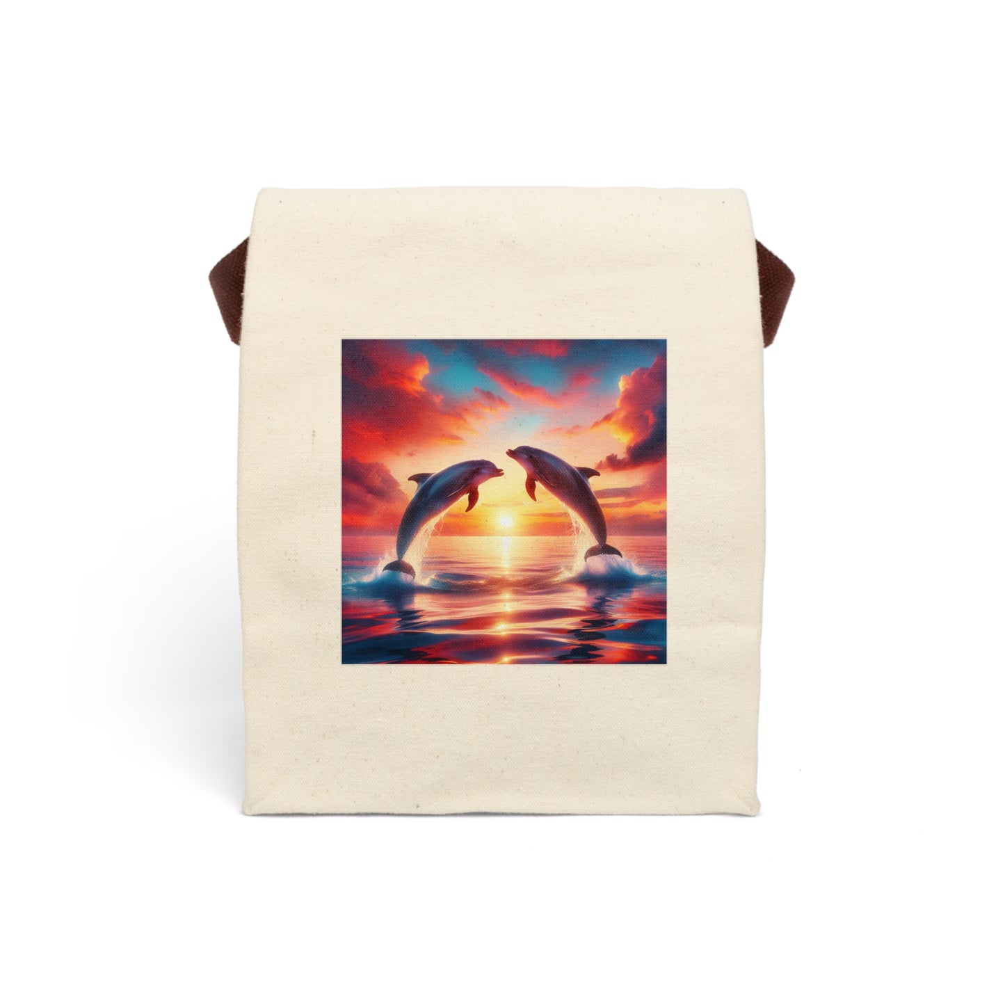 Canvas Lunch Bag With Strap