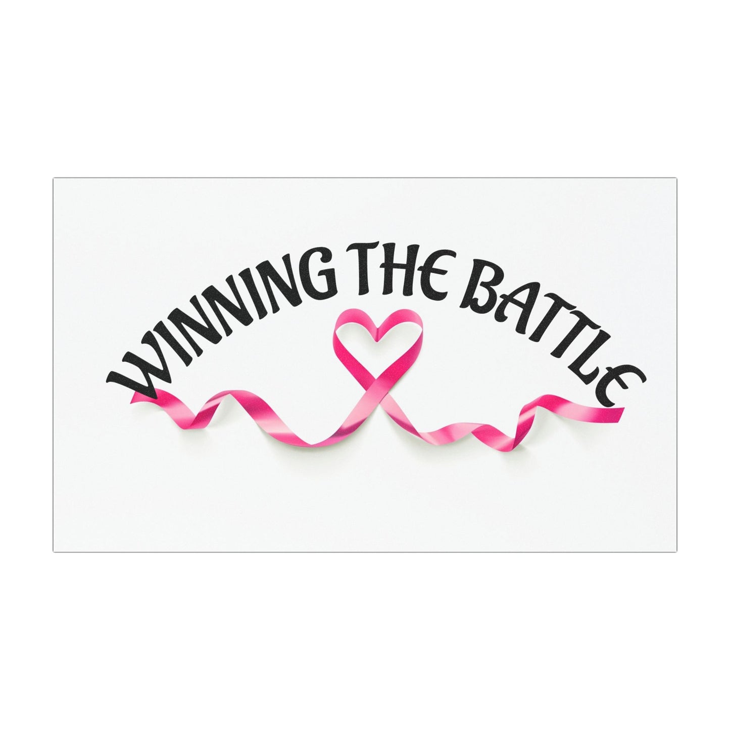 WINNING THE BATTLE car magnet