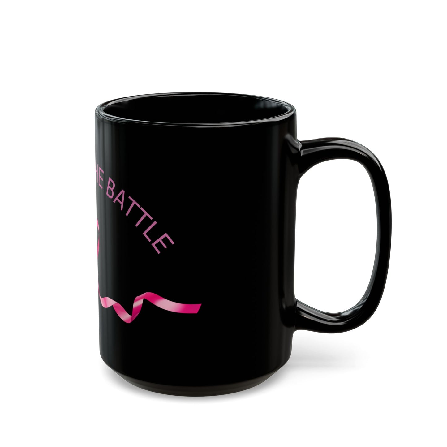 WINNING THE BATTLE Black Mug (11oz, 15oz)
