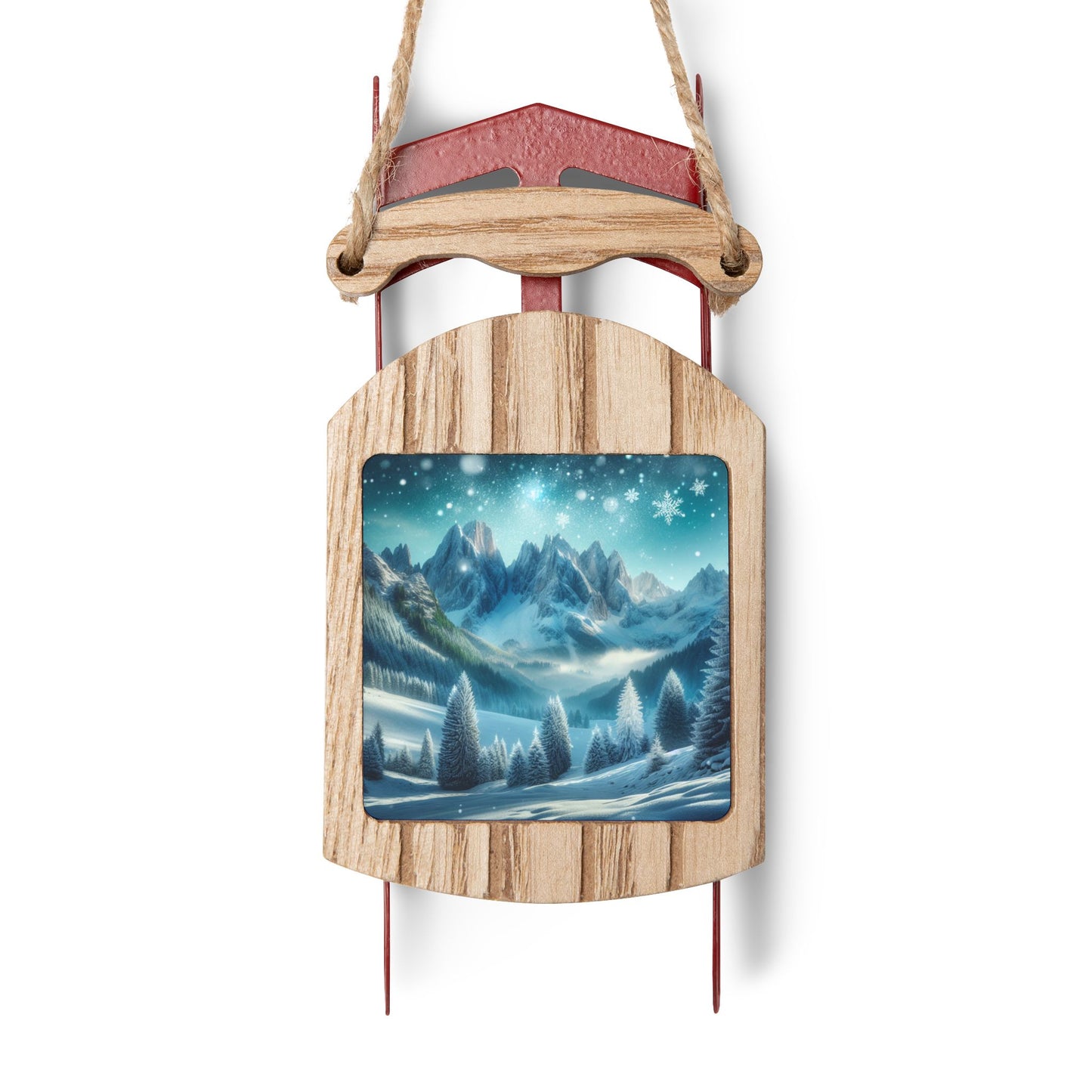 Sled Ornaments