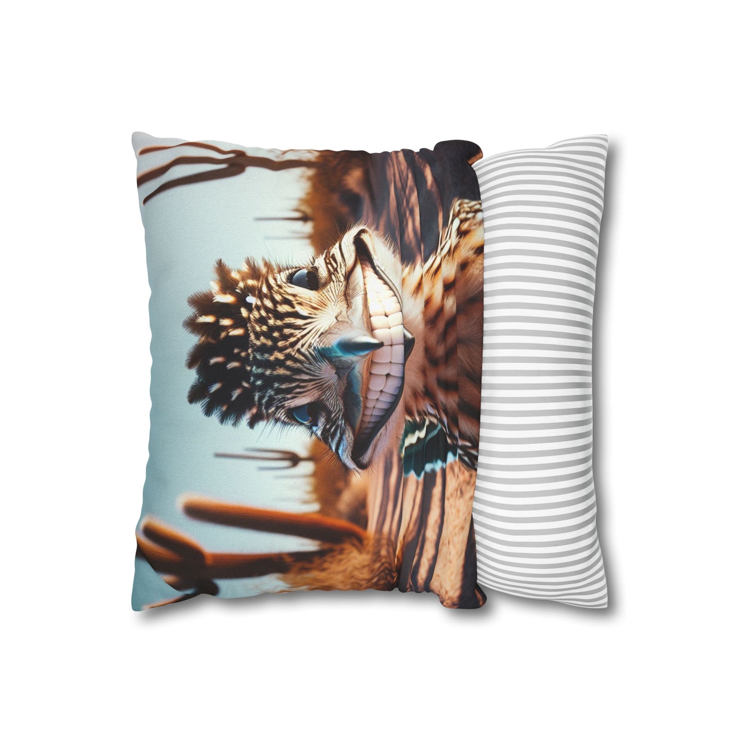 Spun Polyester Square Pillowcase