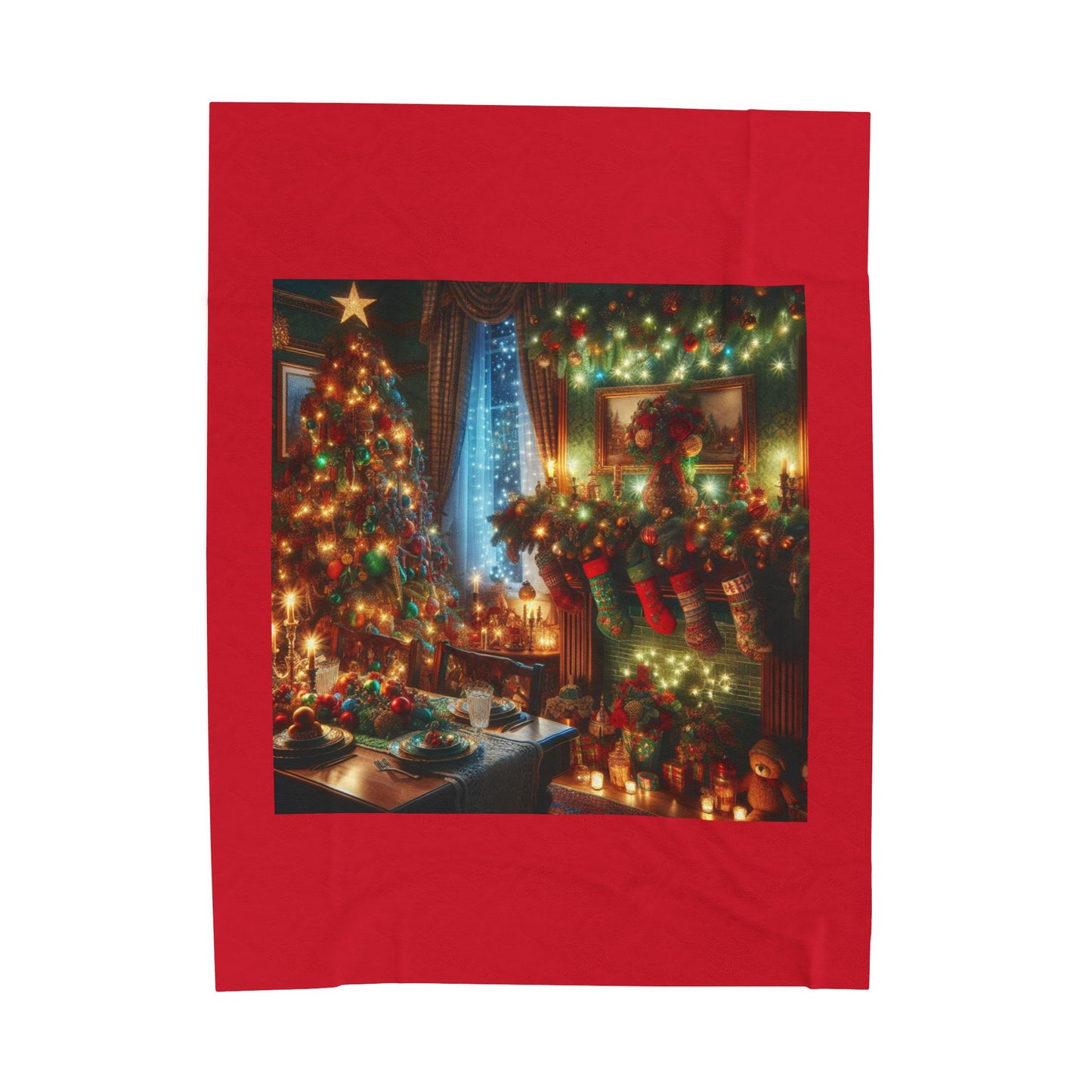 CHRISTMAS Velveteen Plush Blanket