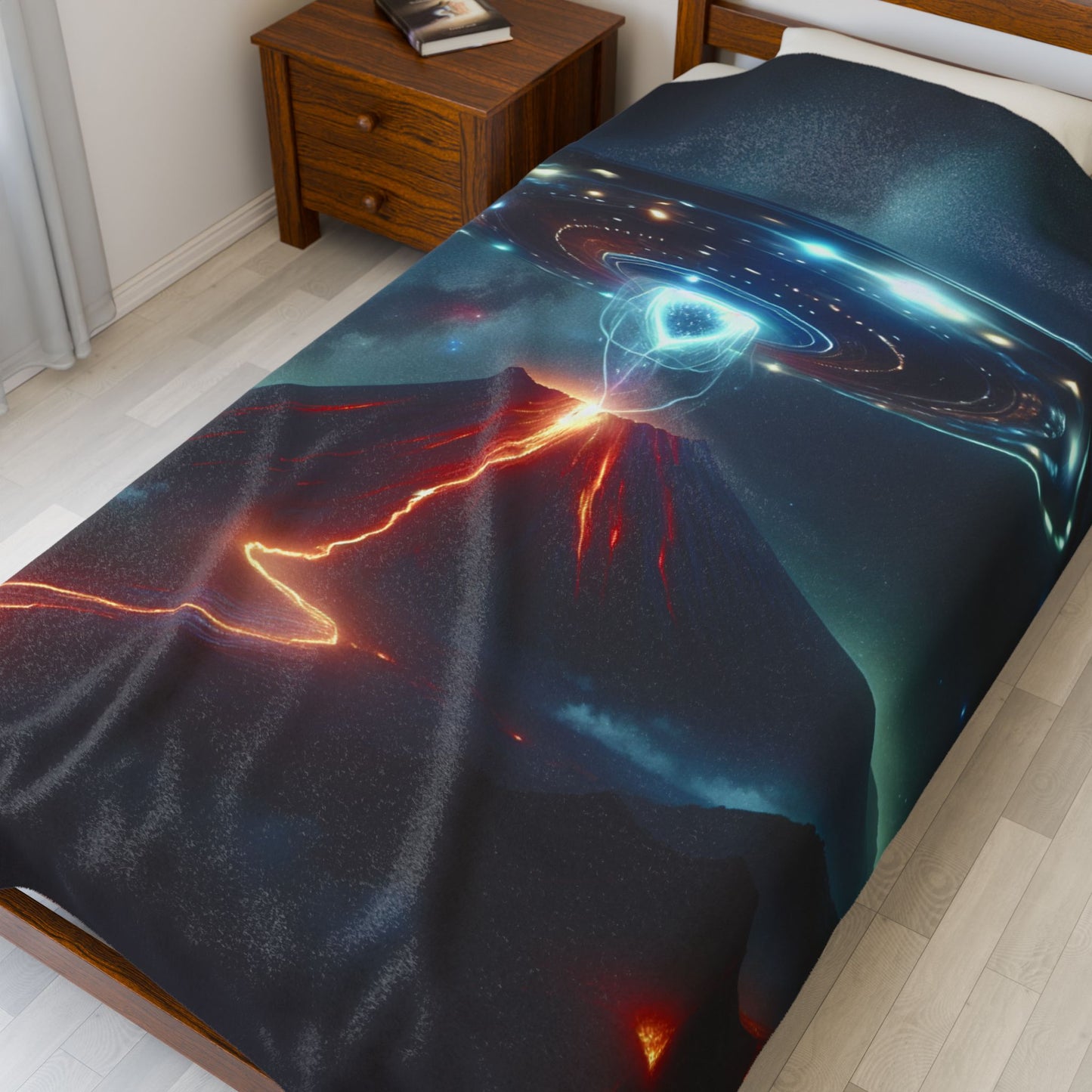 UFO Velveteen Plush Blanket