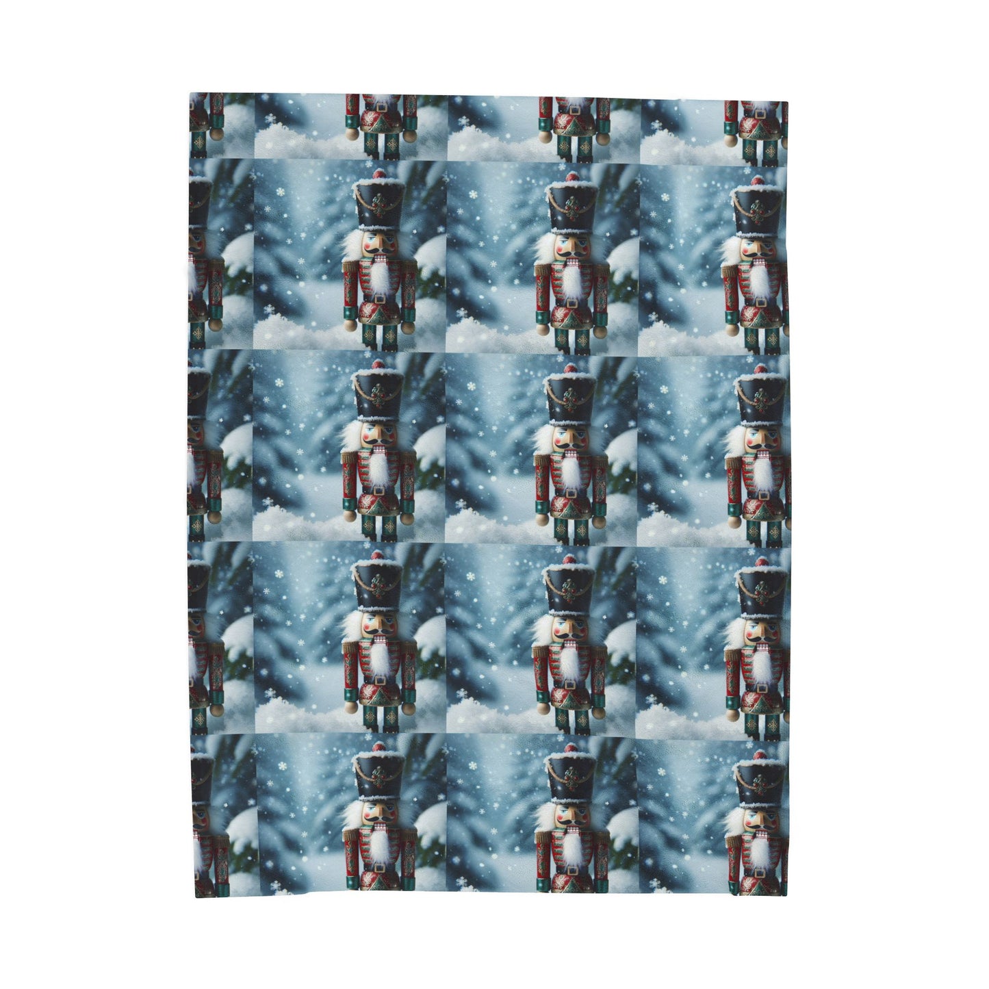 NUTCRACKER Velveteen Plush Blanket