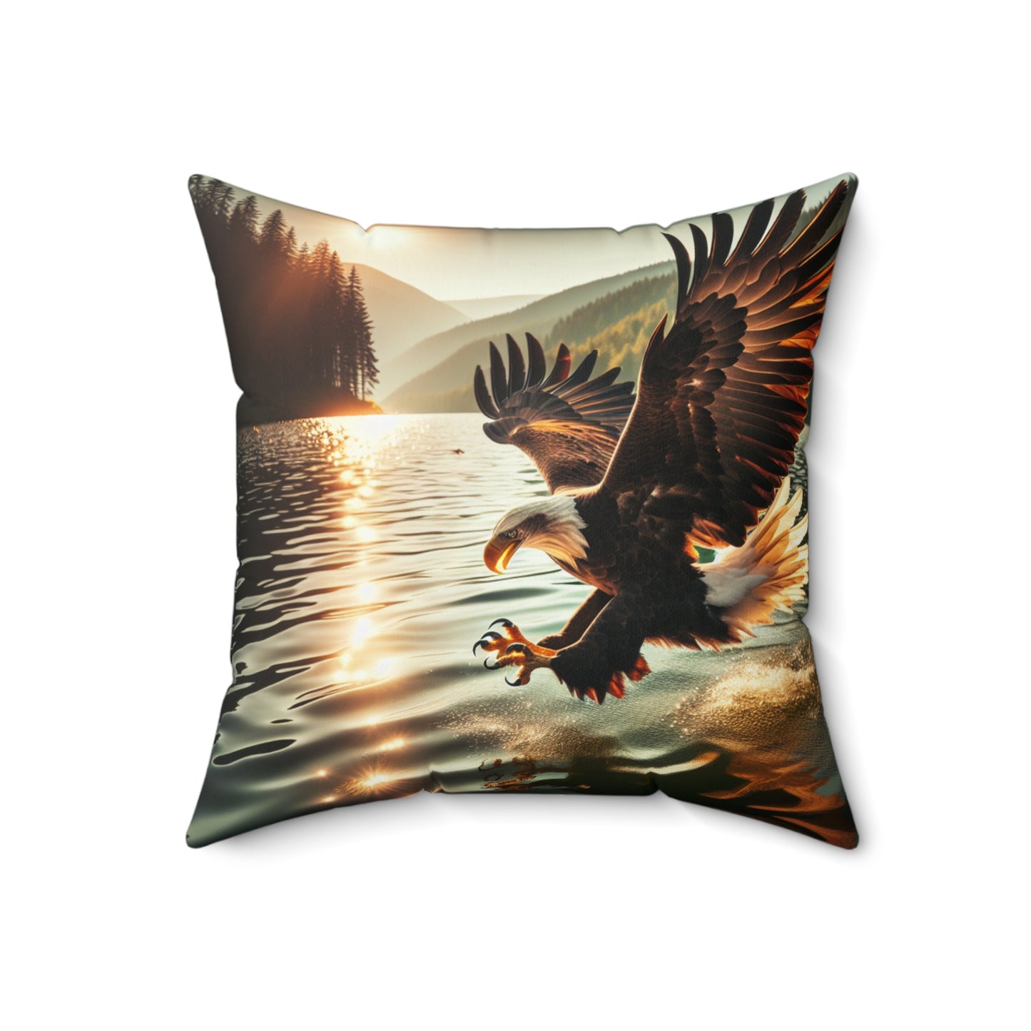 Spun Polyester Square Pillow