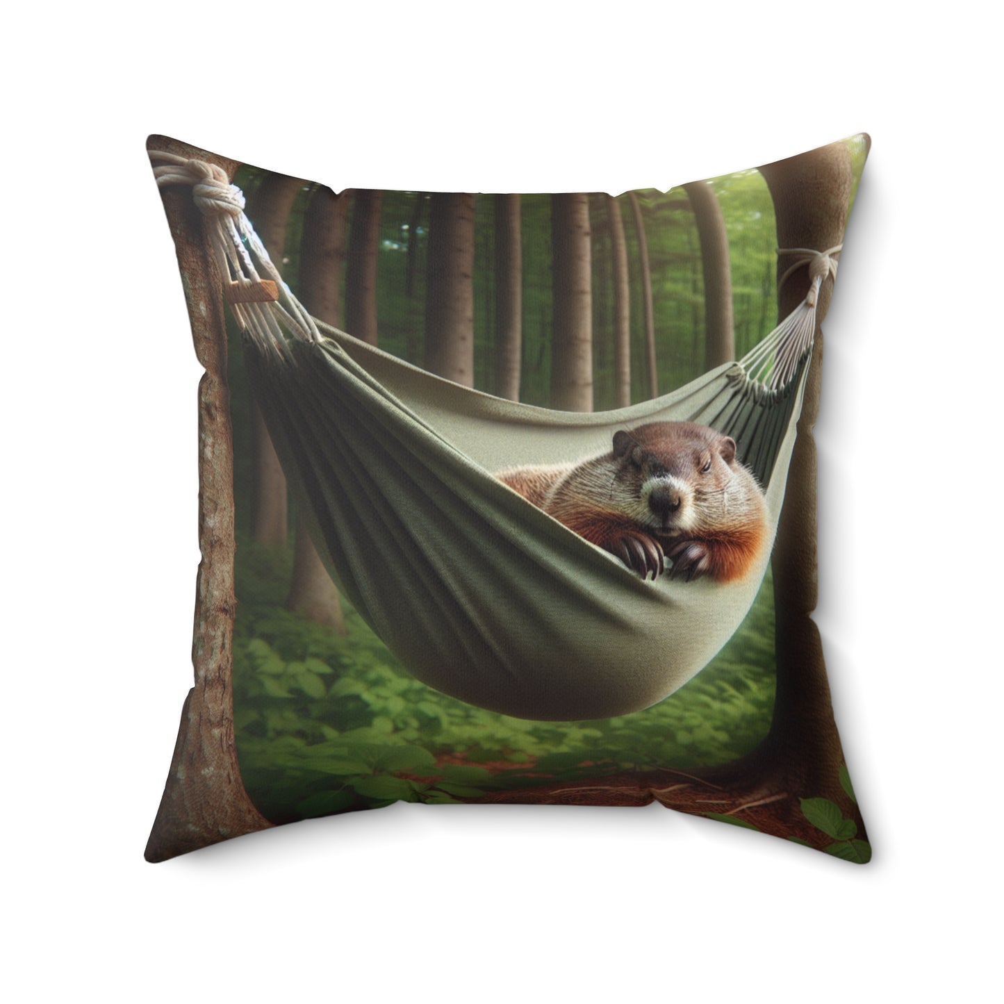 Spun Polyester Square Pillow