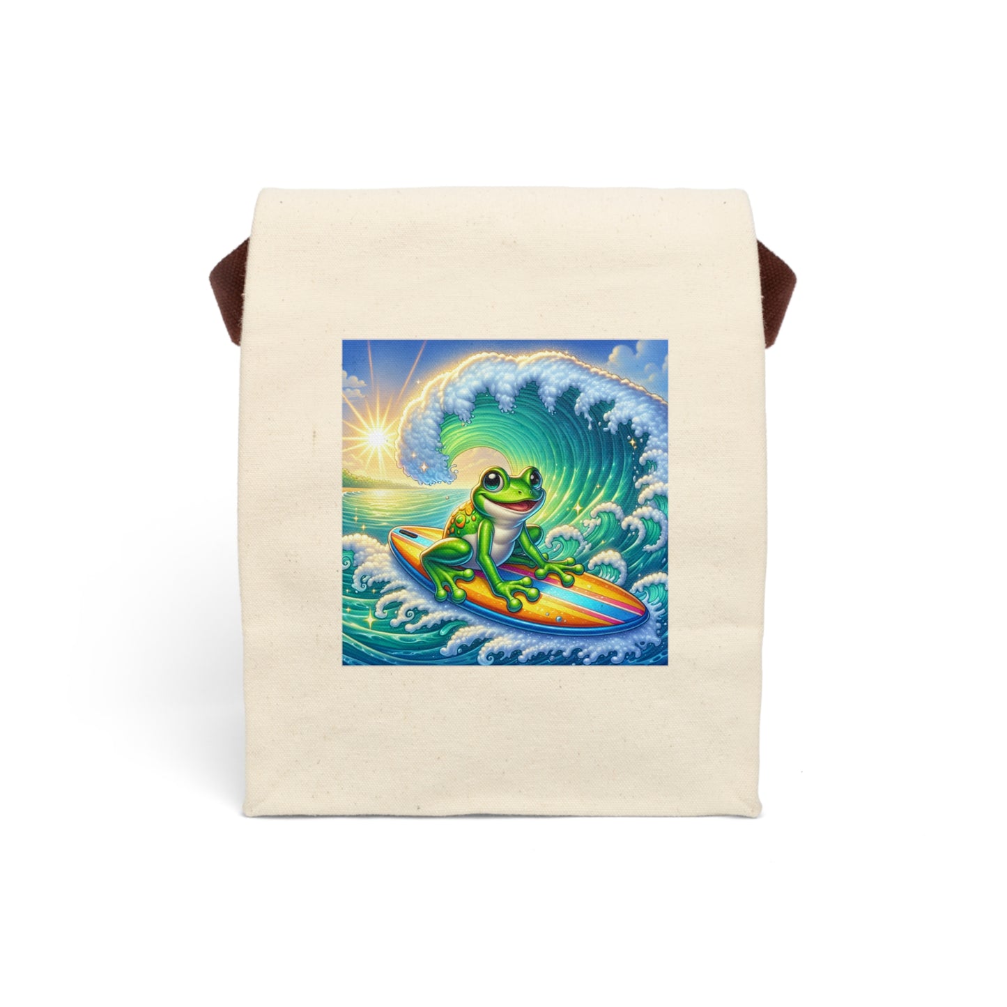Canvas Lunch Bag With Strap