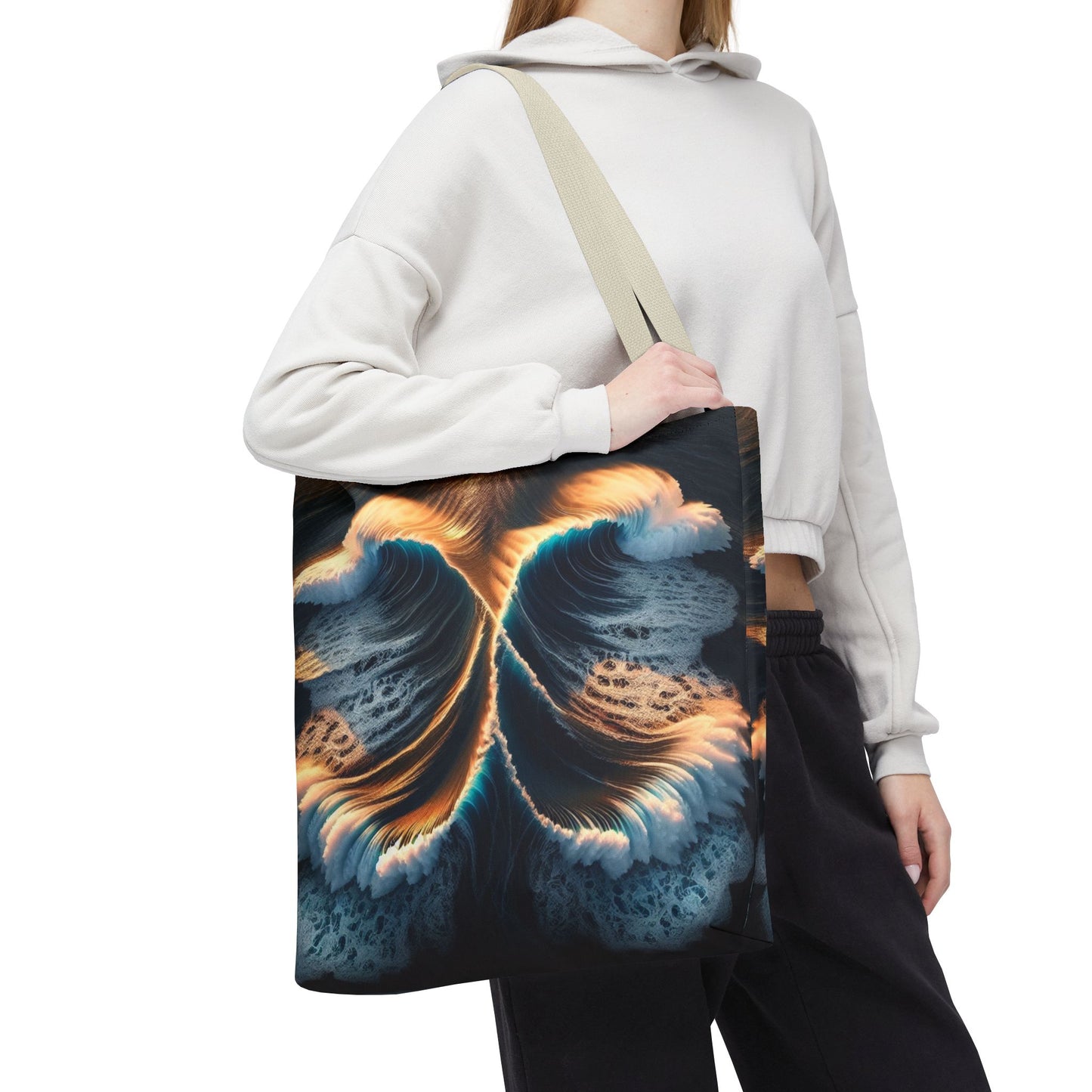 WAVES Tote Bag (AOP)
