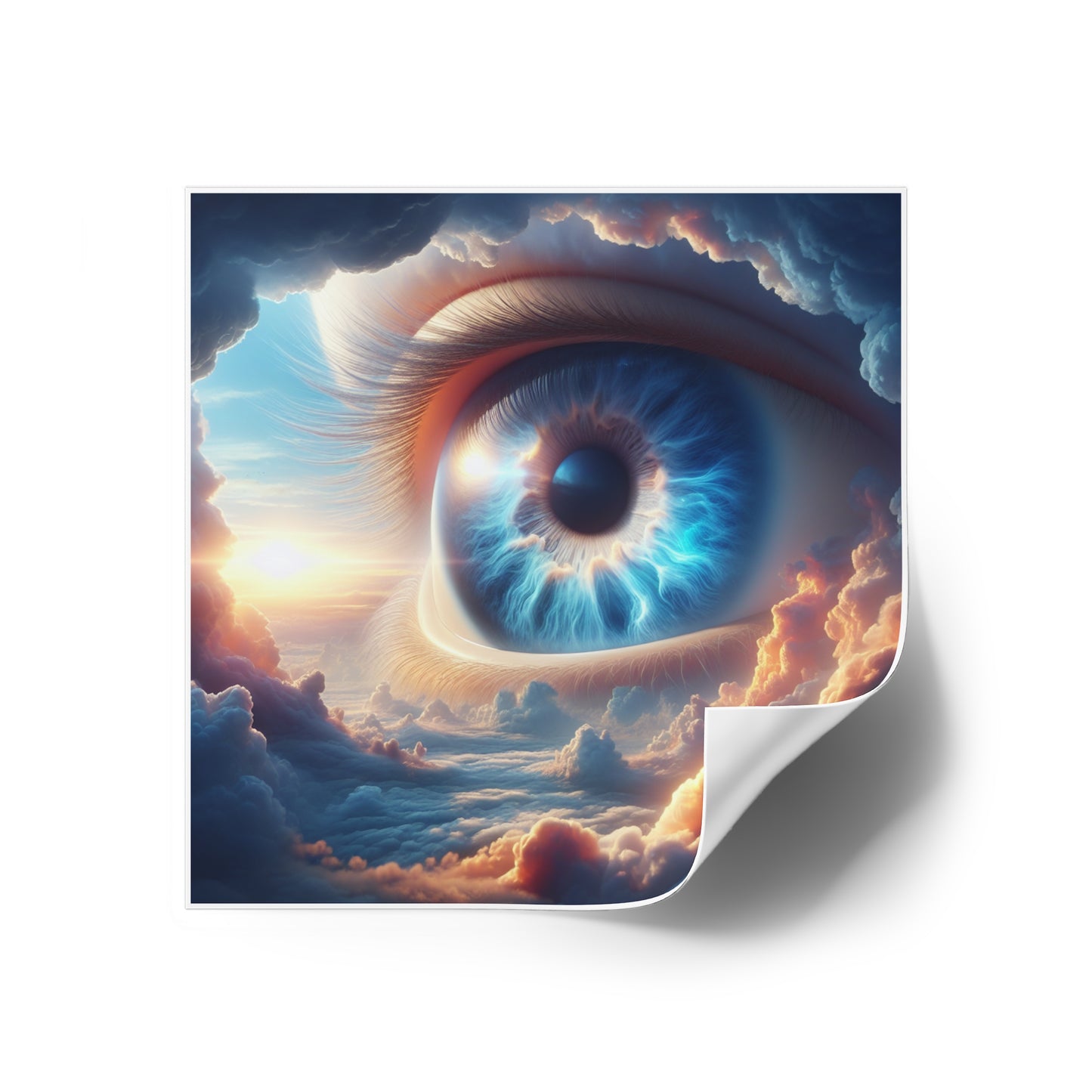 Square Stickers, Indoor\Outdoor