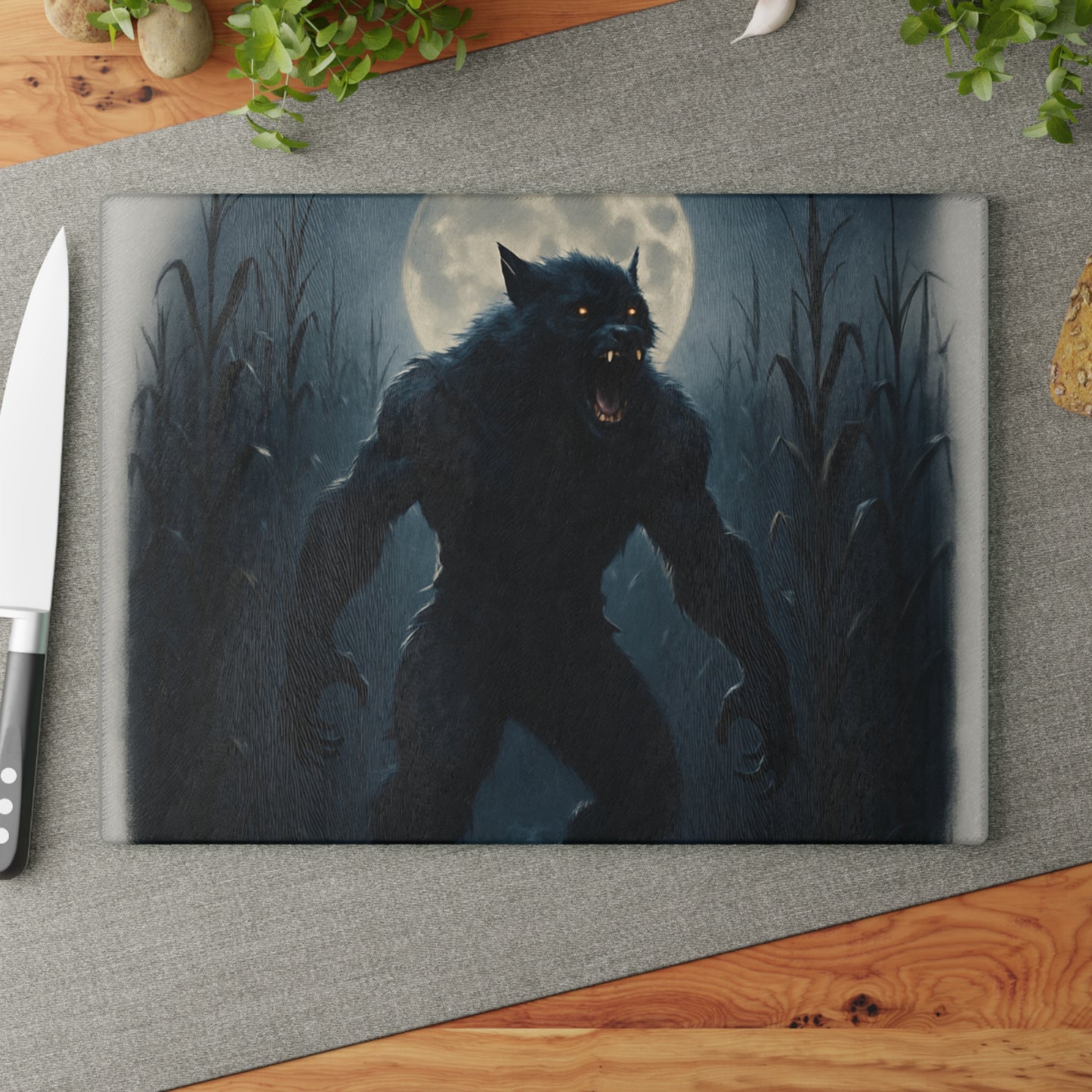 HALLOWEEN Glass Cutting Board